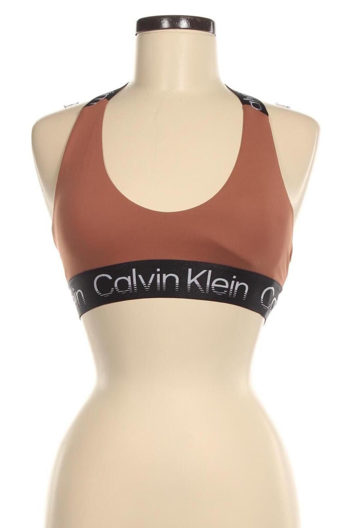 Dámský sportovní top  Calvin Klein, Velikost S, Barva Hnědá, Cena  855,00 Kč