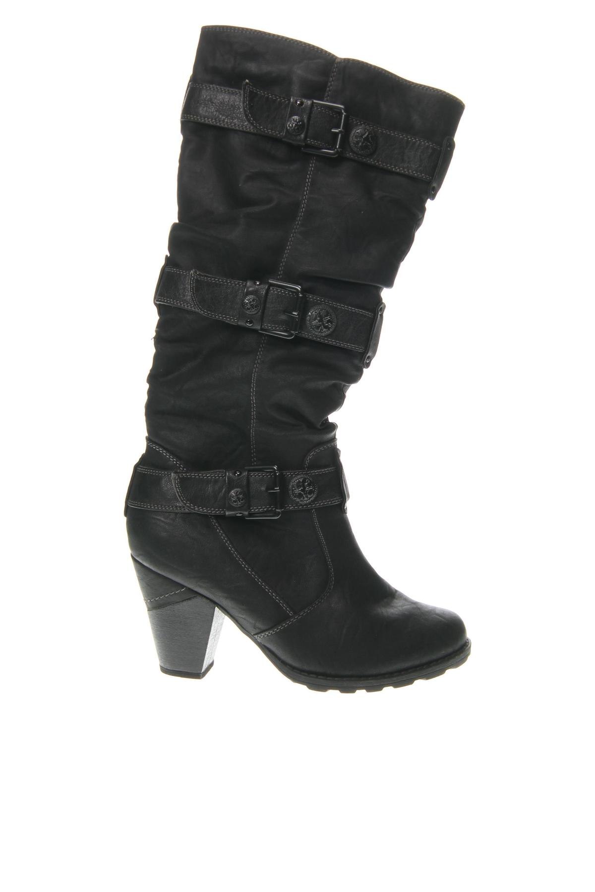 Γυναικείες μπότες City Line, Μέγεθος 38, Χρώμα Μαύρο, Τιμή 18,60 €