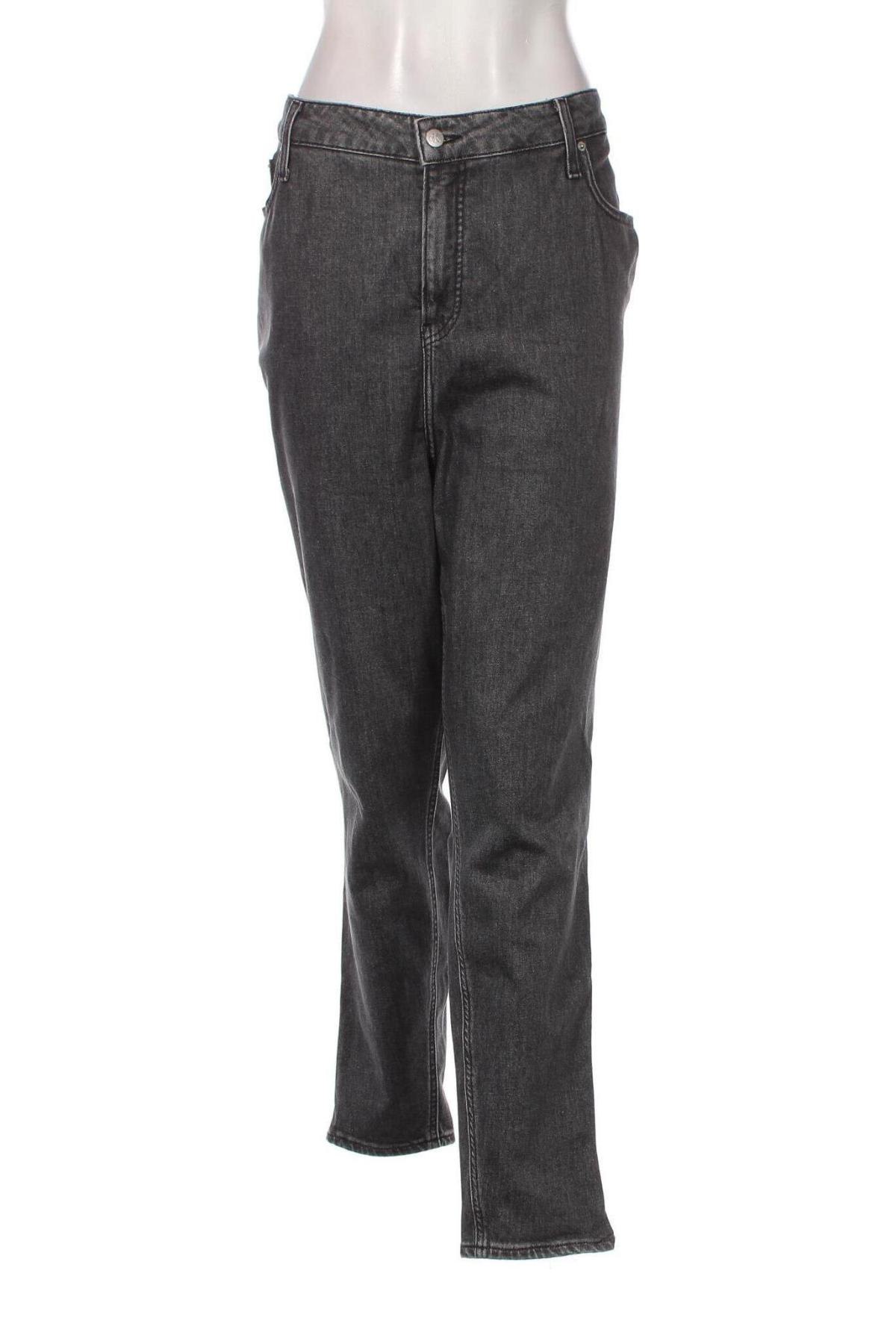 Дамски дънки Calvin Klein Jeans, Размер XXL, Цвят Сив, Цена 82,19 лв.
