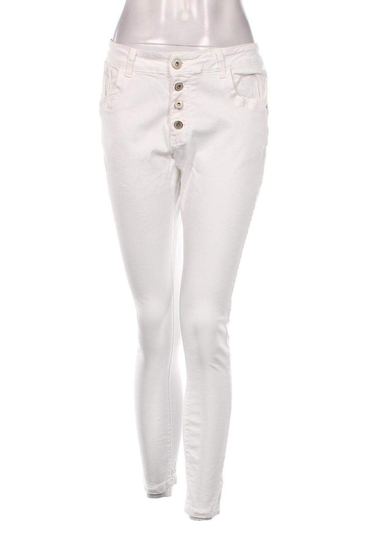 Damen Jeans Fabrizia, Größe L, Farbe Weiß, Preis 15,38 €