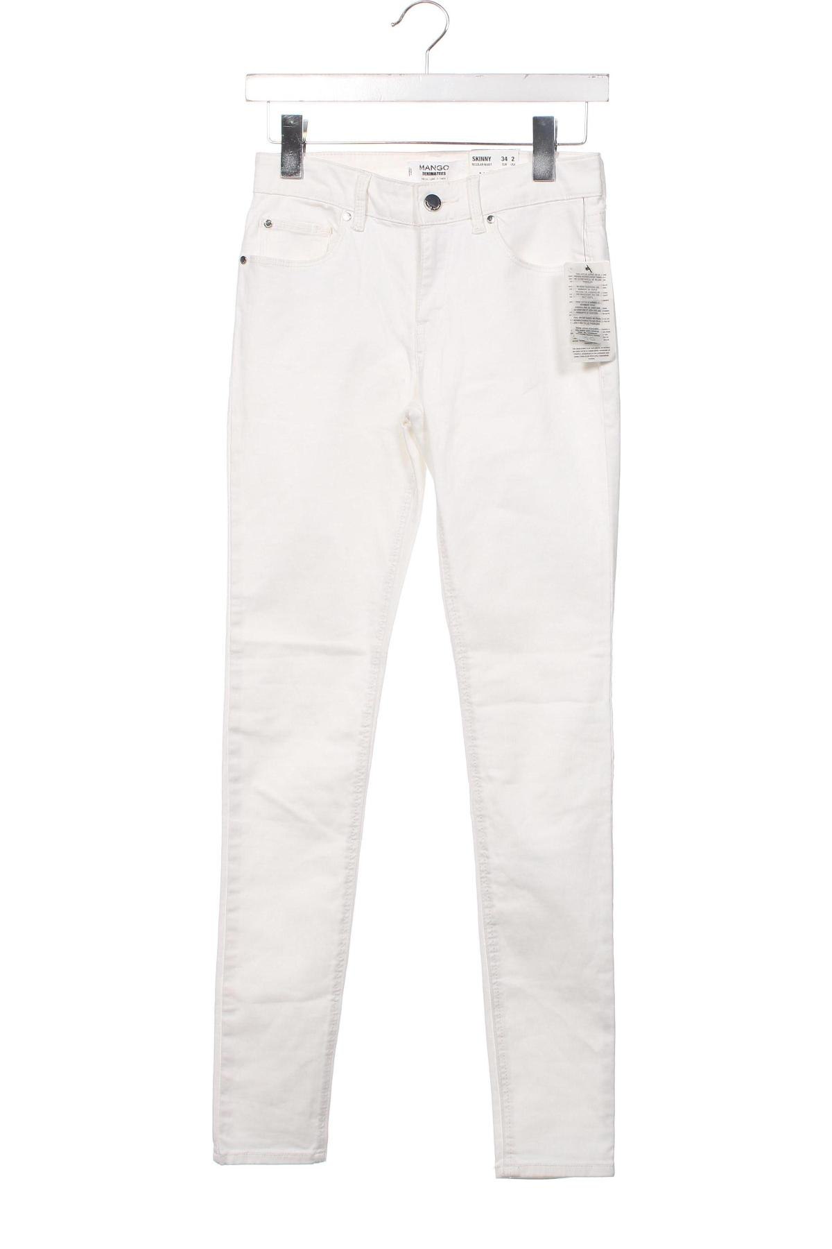 Damen Jeans Mango, Größe XS, Farbe Weiß, Preis 5,12 €