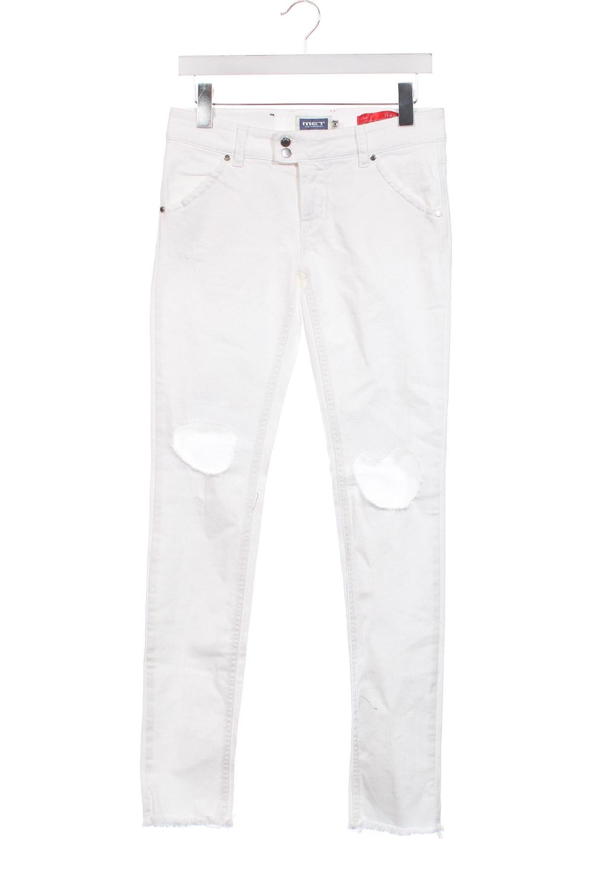 Damen Jeans Met, Größe M, Farbe Weiß, Preis 12,45 €
