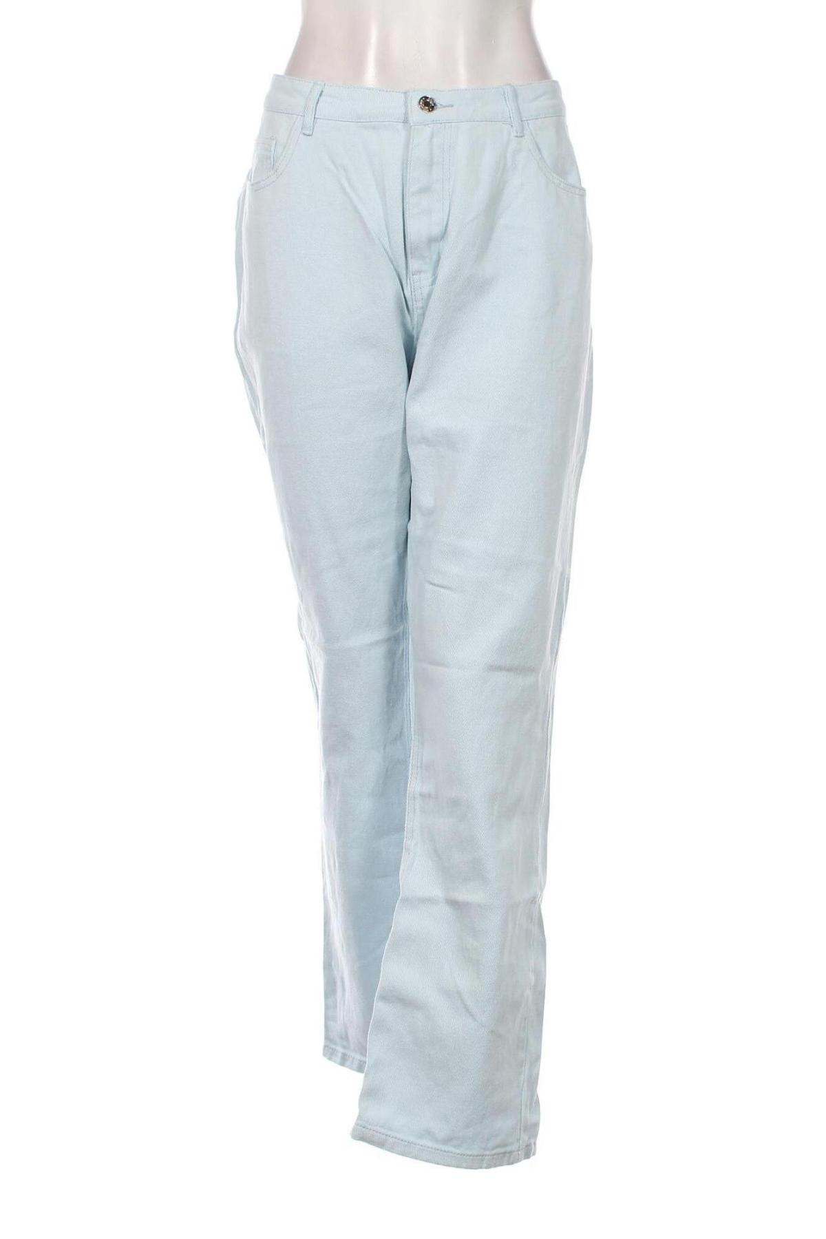 Dámske džínsy  Missguided, Veľkosť XL, Farba Modrá, Cena  13,99 €