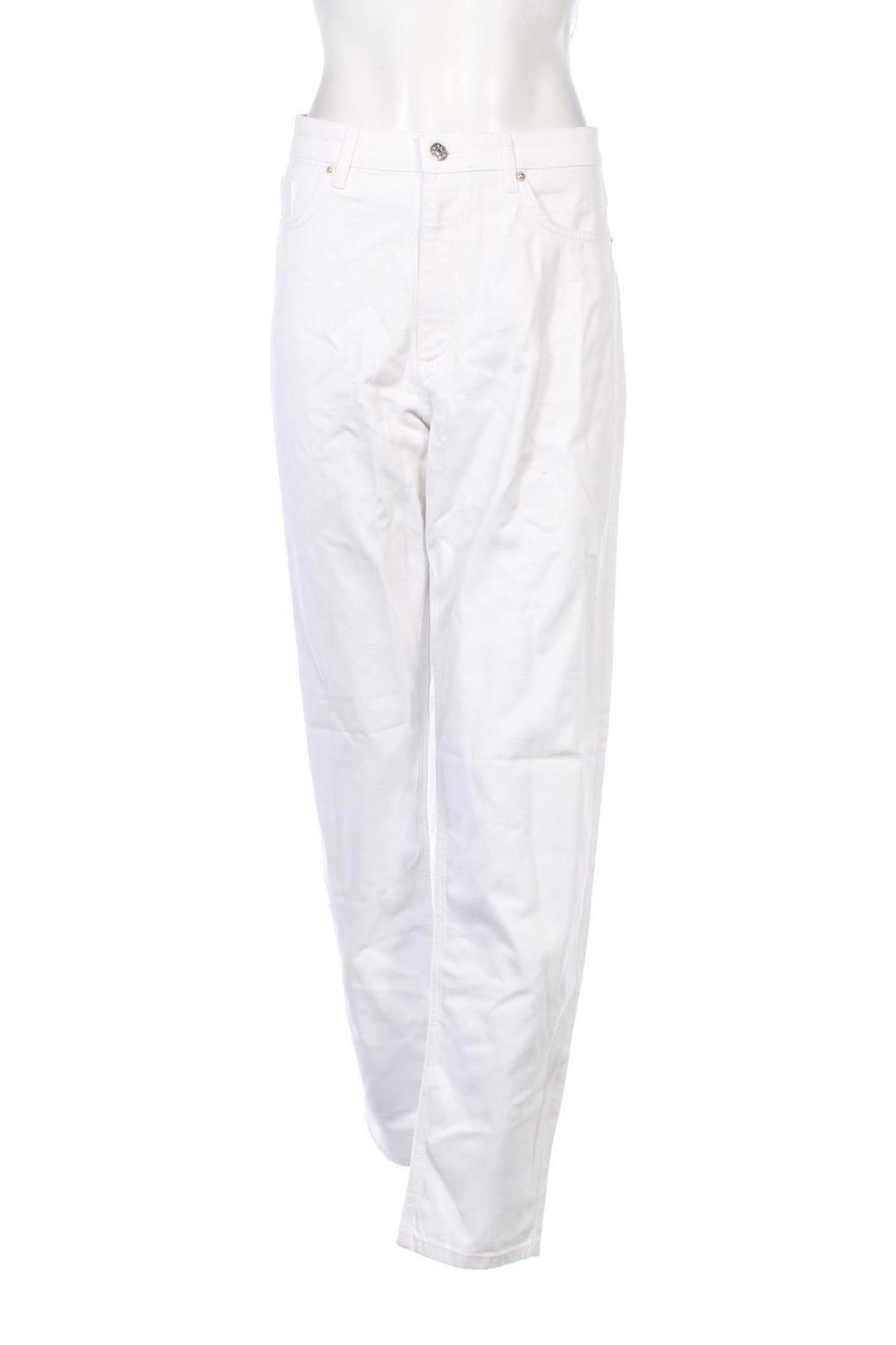 Γυναικείο Τζίν NA-KD, Μέγεθος L, Χρώμα Λευκό, Τιμή 18,30 €