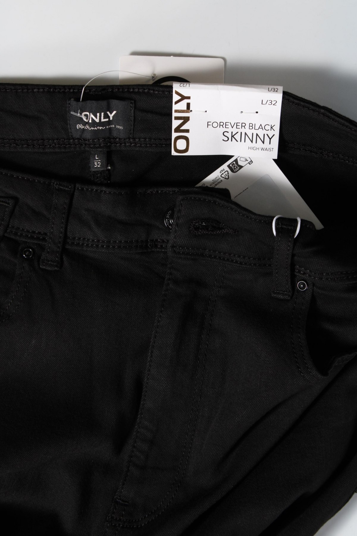 Dámské džíny  ONLY, Velikost L, Barva Černá, Cena  148,00 Kč