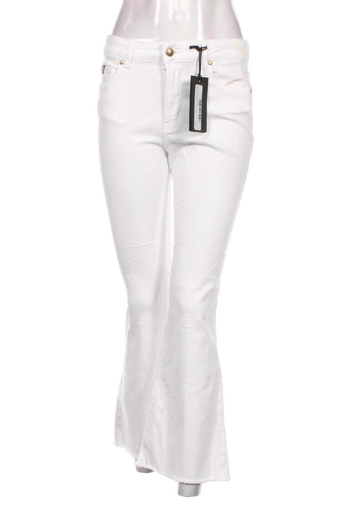 Дамски дънки Versace Jeans, Размер S, Цвят Бял, Цена 234,00 лв.