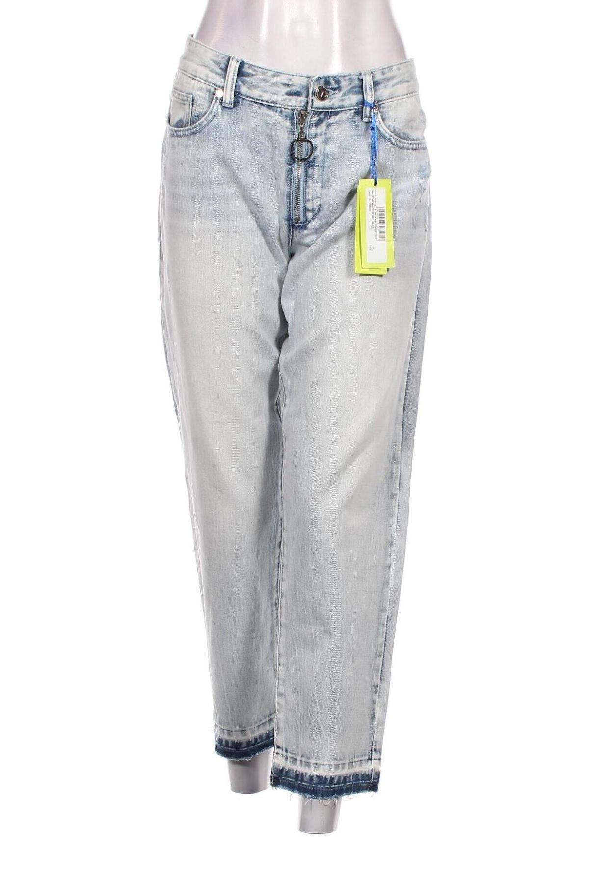 Дамски дънки Versace Jeans, Размер XL, Цвят Син, Цена 234,00 лв.