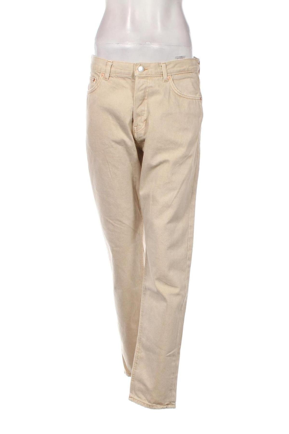 Damen Jeans Weekday, Größe L, Farbe Beige, Preis € 11,41