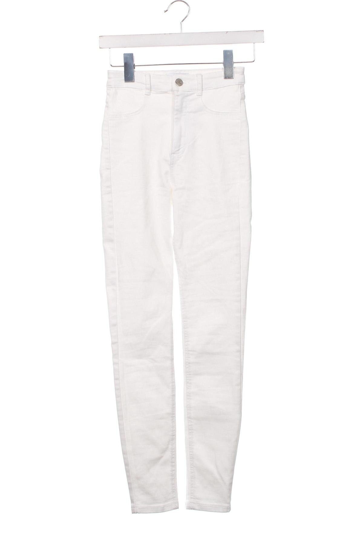 Dámské džíny  Zara, Velikost XS, Barva Bílá, Cena  253,00 Kč