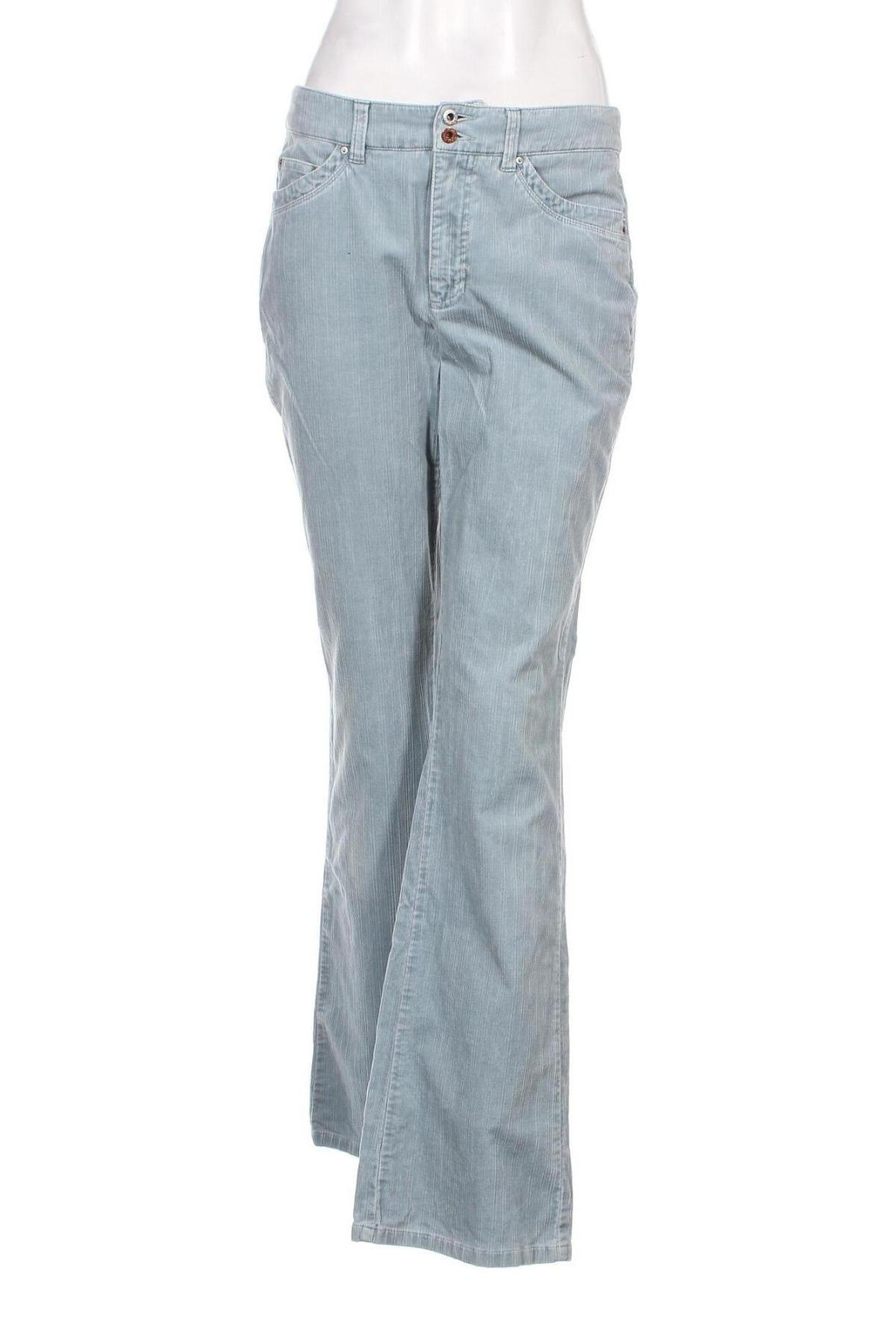 Γυναικείο κοτλέ παντελόνι Mac, Μέγεθος M, Χρώμα Μπλέ, Τιμή 4,53 €