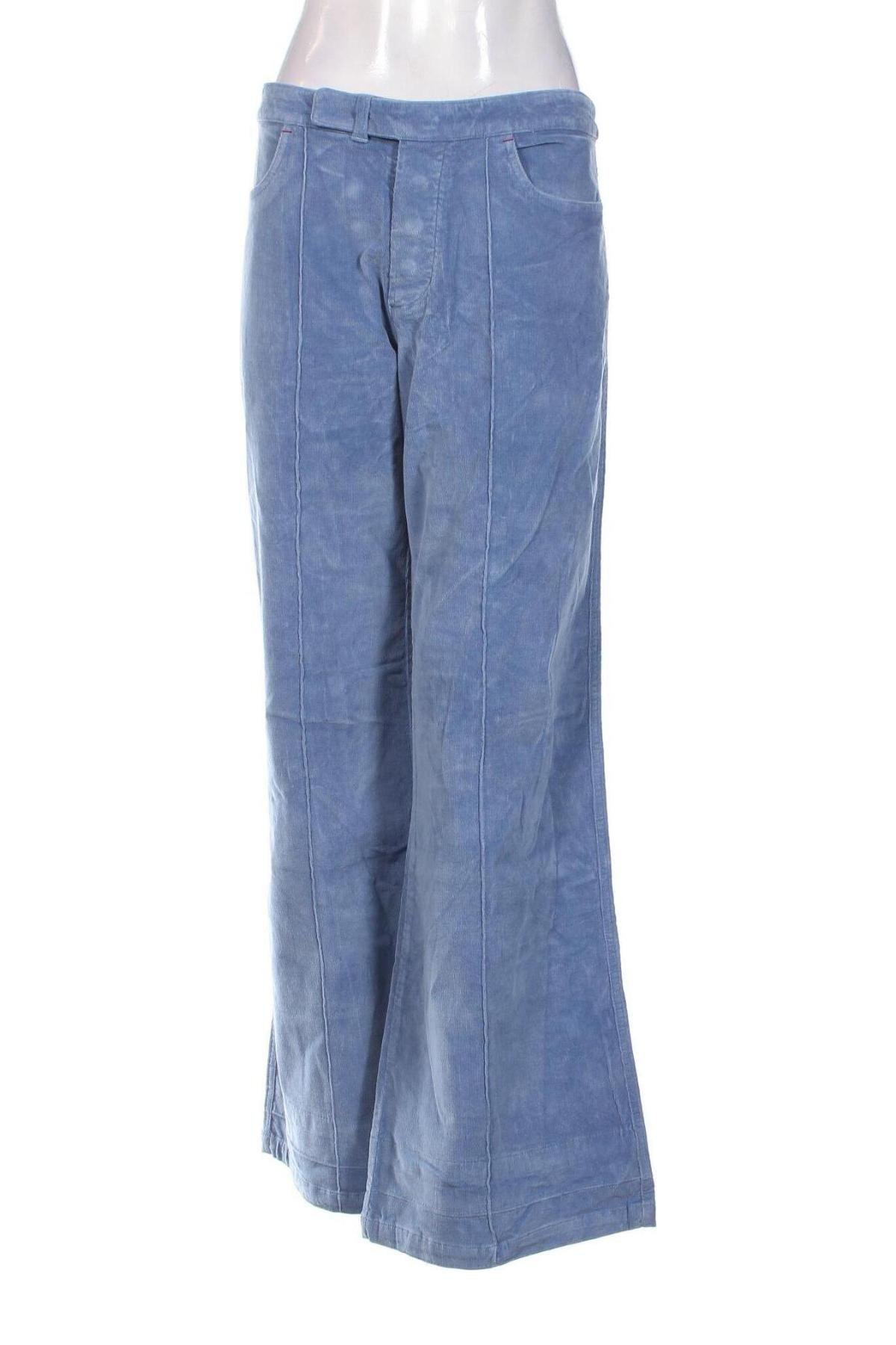 Γυναικείο κοτλέ παντελόνι Oxbow, Μέγεθος L, Χρώμα Μπλέ, Τιμή 28,04 €