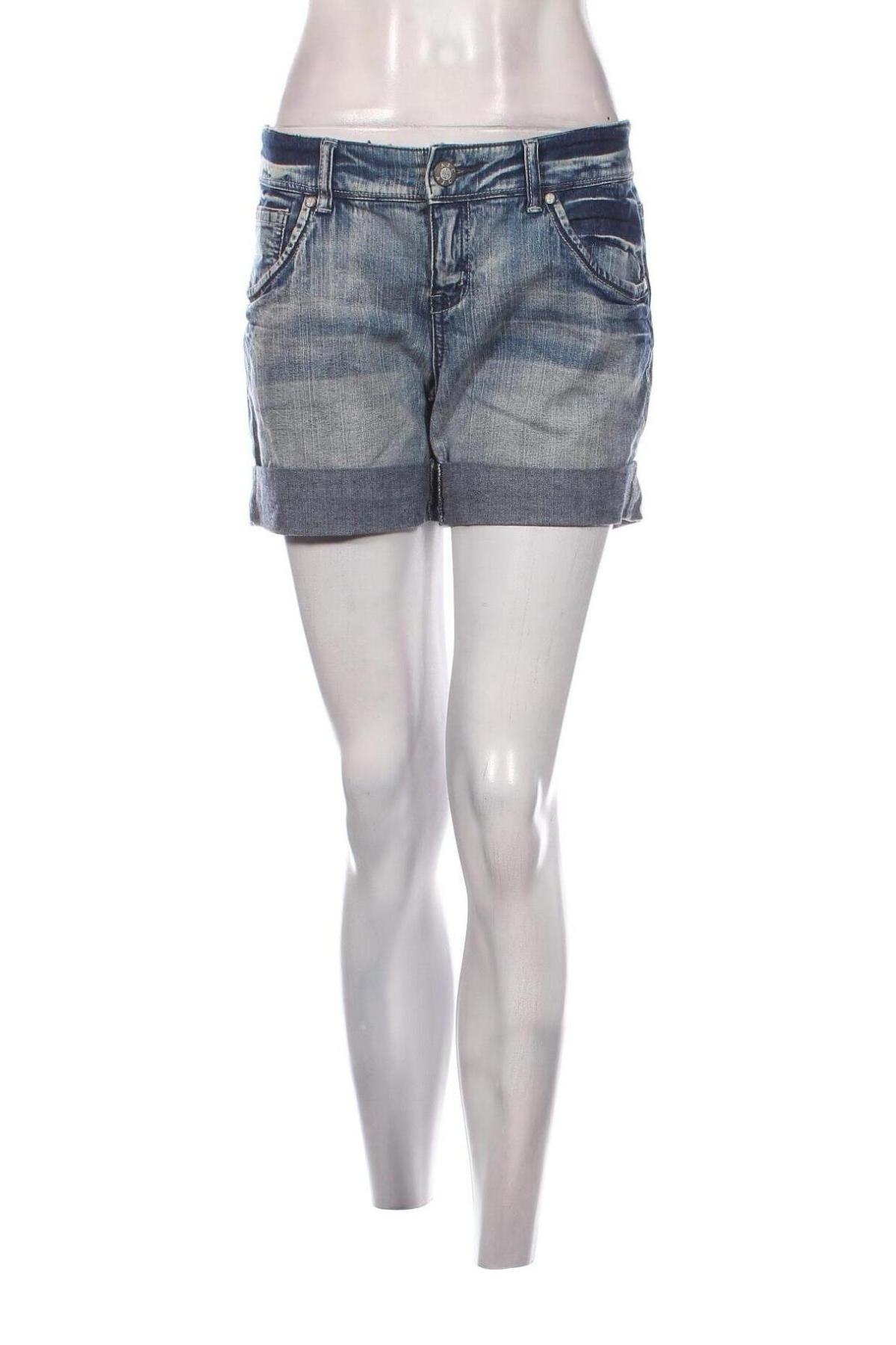 Γυναικείο κοντό παντελόνι Ajc, Μέγεθος M, Χρώμα Μπλέ, Τιμή 4,70 €