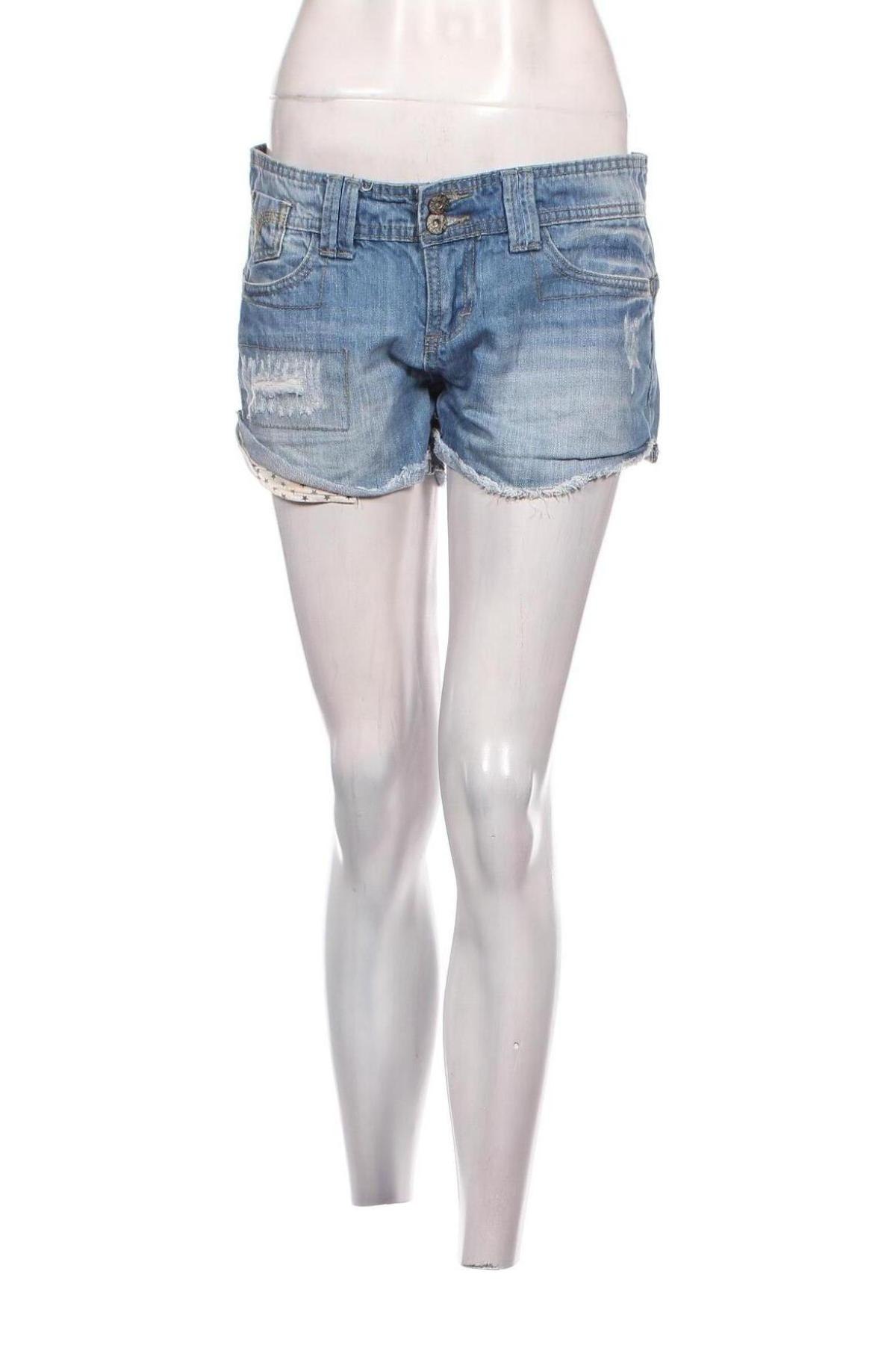 Γυναικείο κοντό παντελόνι Broadway, Μέγεθος M, Χρώμα Μπλέ, Τιμή 4,70 €