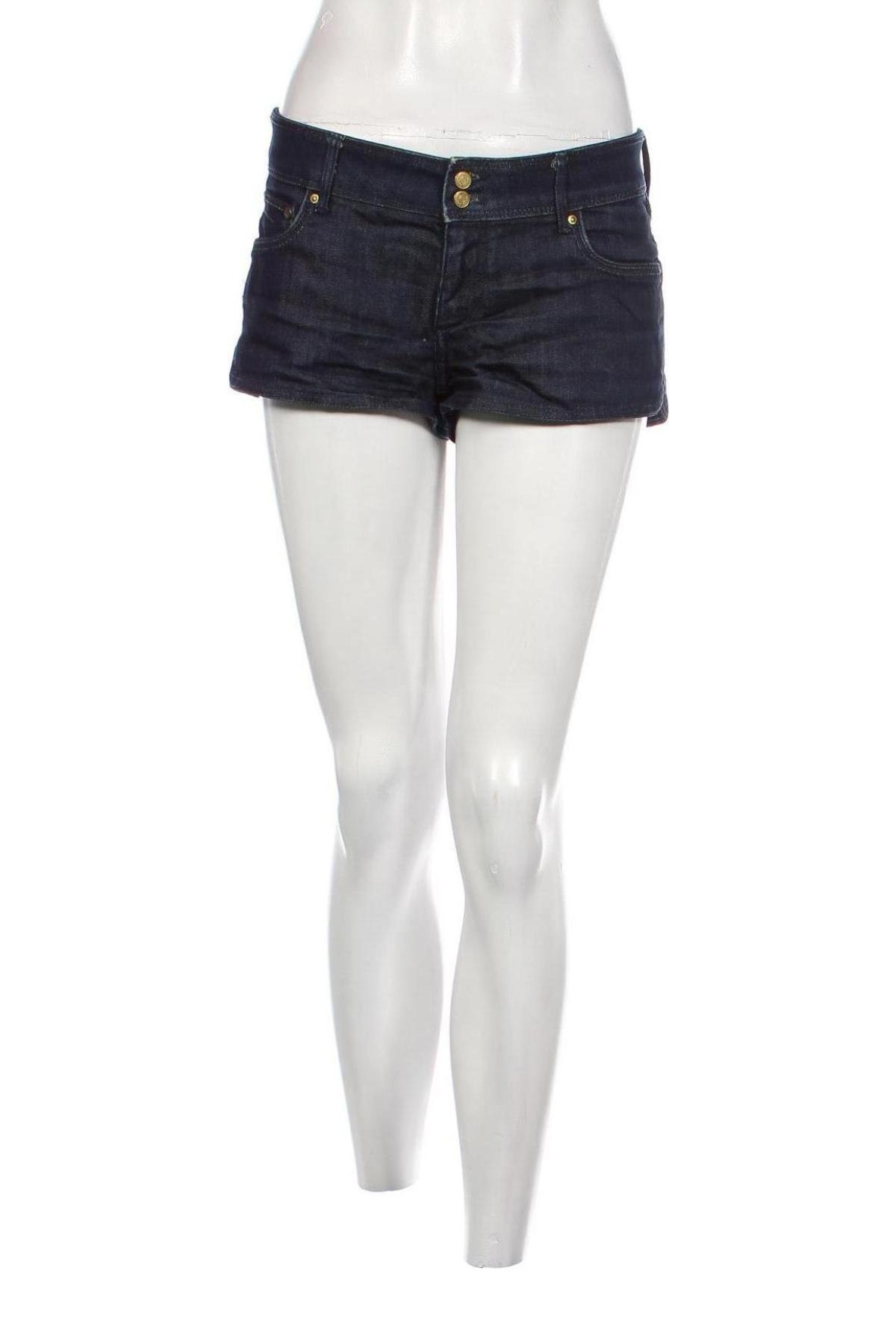 Дамски къс панталон H&M, Размер L, Цвят Син, Цена 7,98 лв.