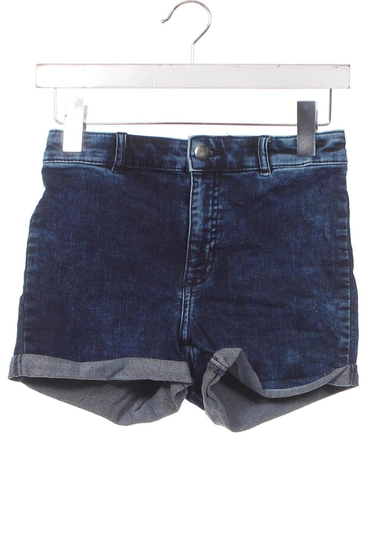 Γυναικείο κοντό παντελόνι H&M Divided, Μέγεθος XS, Χρώμα Μπλέ, Τιμή 11,75 €