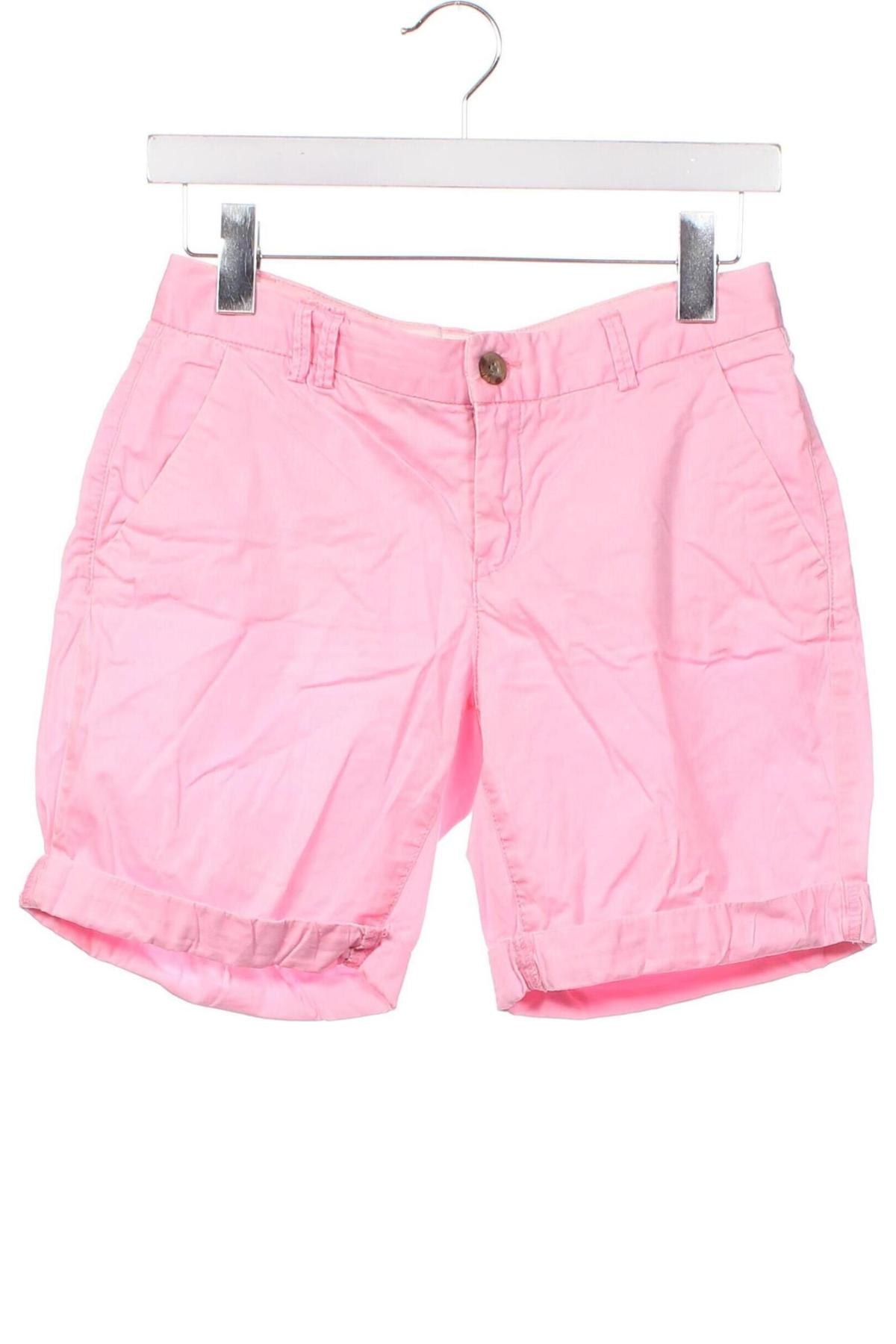 Дамски къс панталон H&M L.O.G.G., Размер XS, Цвят Розов, Цена 19,00 лв.