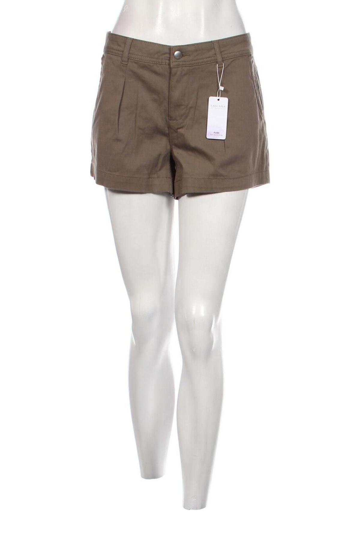 Γυναικείο κοντό παντελόνι Lascana, Μέγεθος XL, Χρώμα Πράσινο, Τιμή 15,98 €