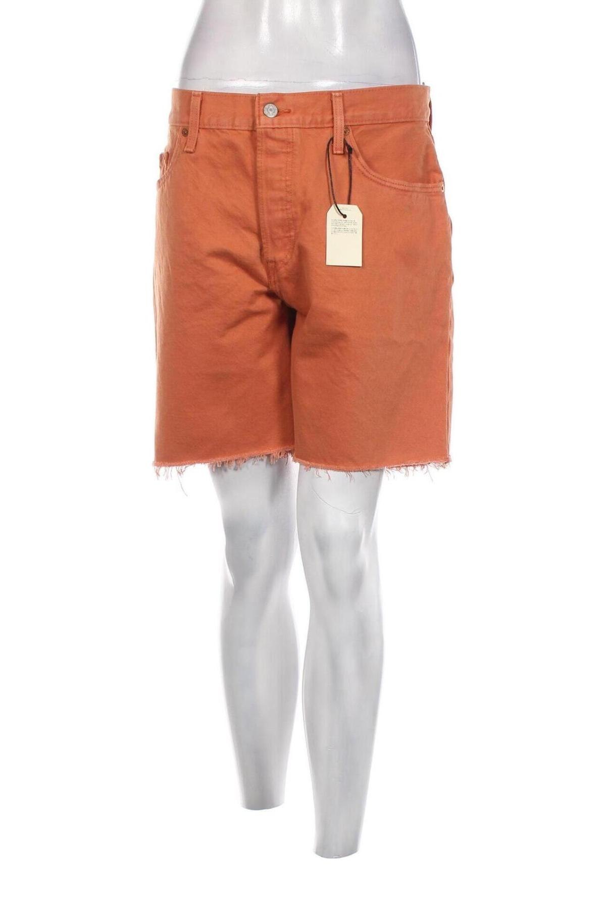 Γυναικείο κοντό παντελόνι Levi's, Μέγεθος XL, Χρώμα Πορτοκαλί, Τιμή 39,18 €
