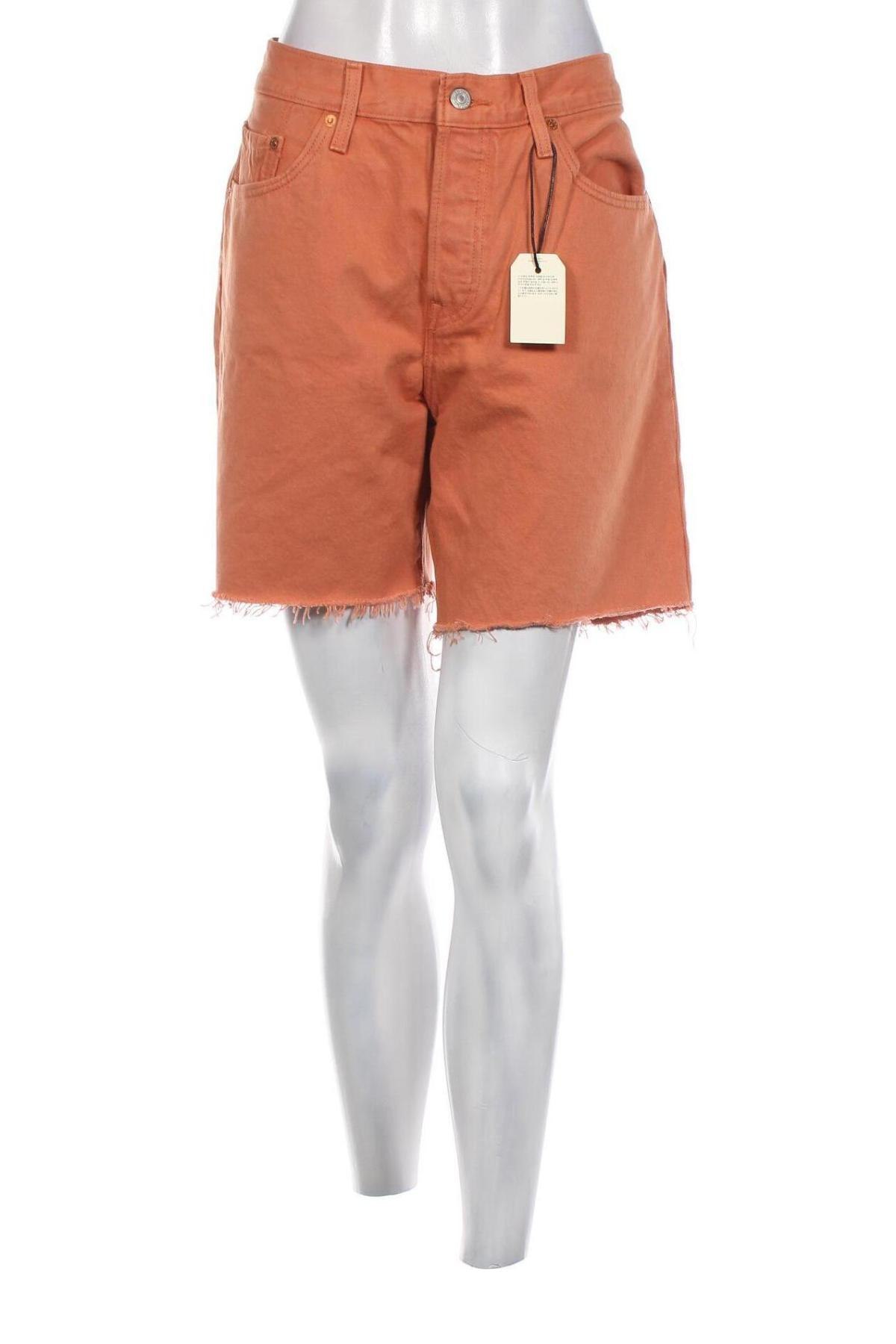 Γυναικείο κοντό παντελόνι Levi's, Μέγεθος L, Χρώμα Πορτοκαλί, Τιμή 39,18 €