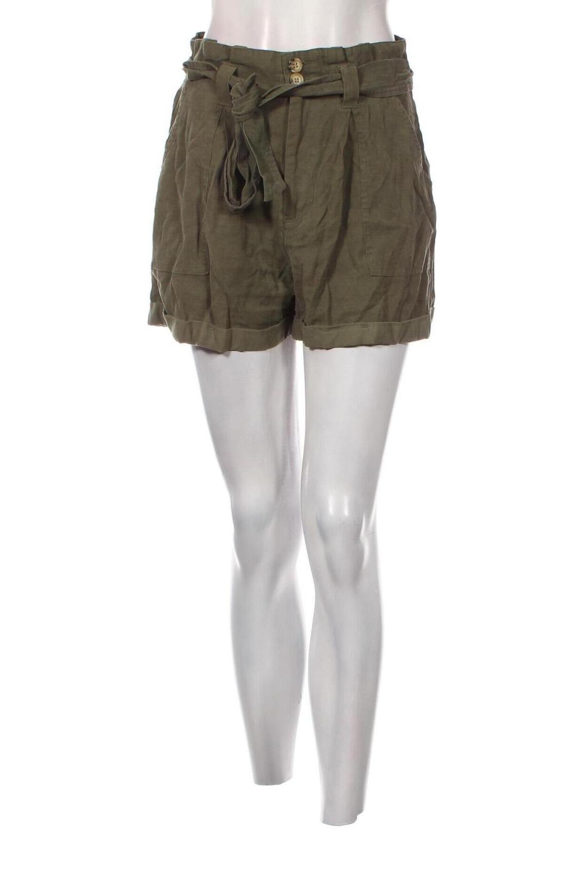 Дамски къс панталон Miss Selfridge, Размер M, Цвят Зелен, Цена 8,40 лв.