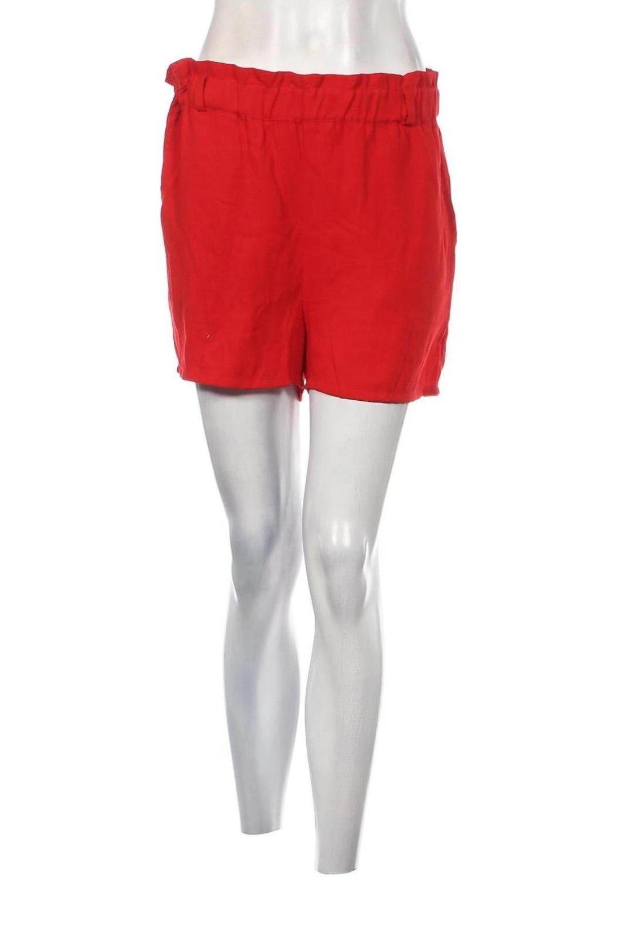 Дамски къс панталон NA-KD, Размер M, Цвят Червен, Цена 10,08 лв.