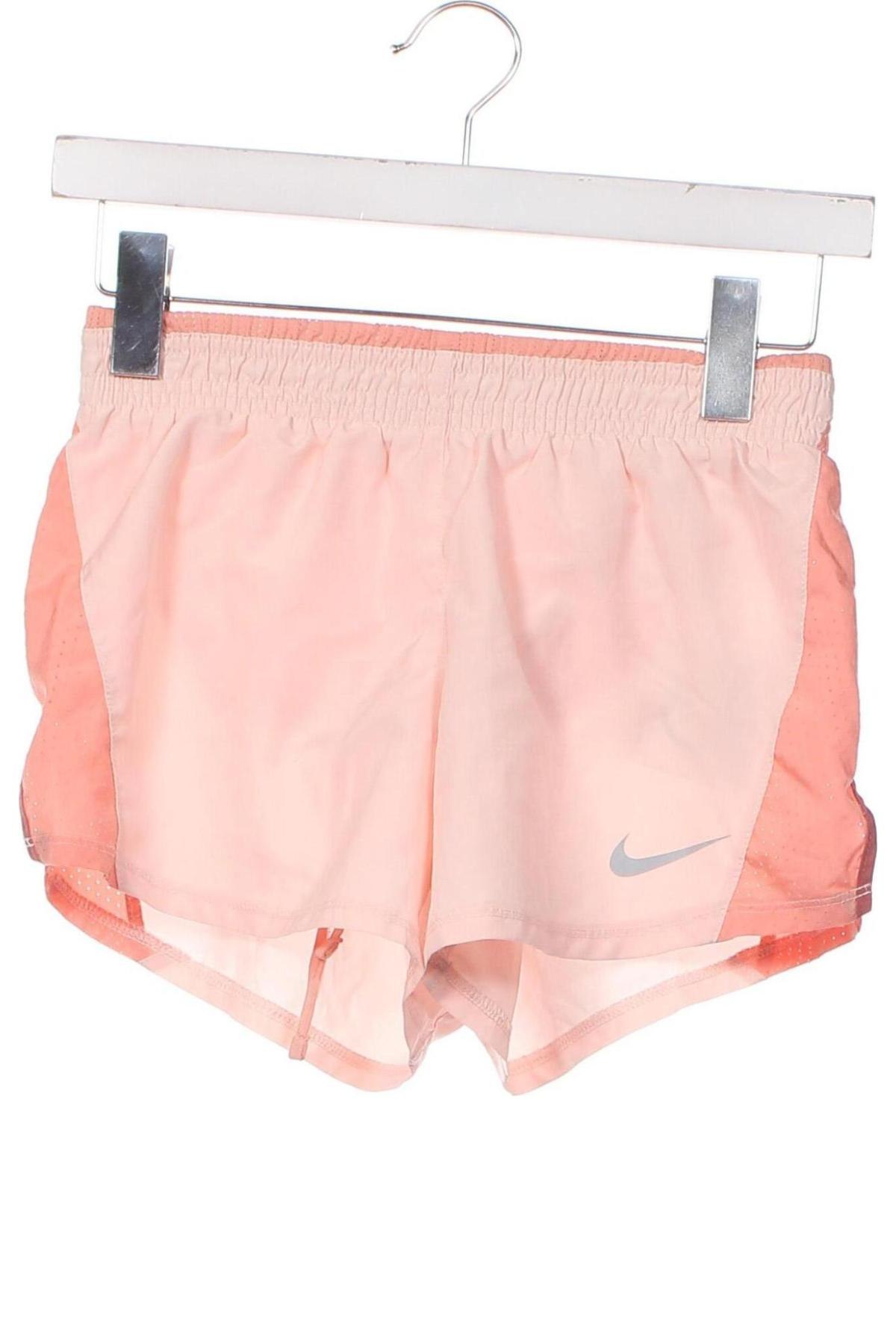 Pantaloni scurți de femei Nike, Mărime XS, Culoare Portocaliu, Preț 78,95 Lei