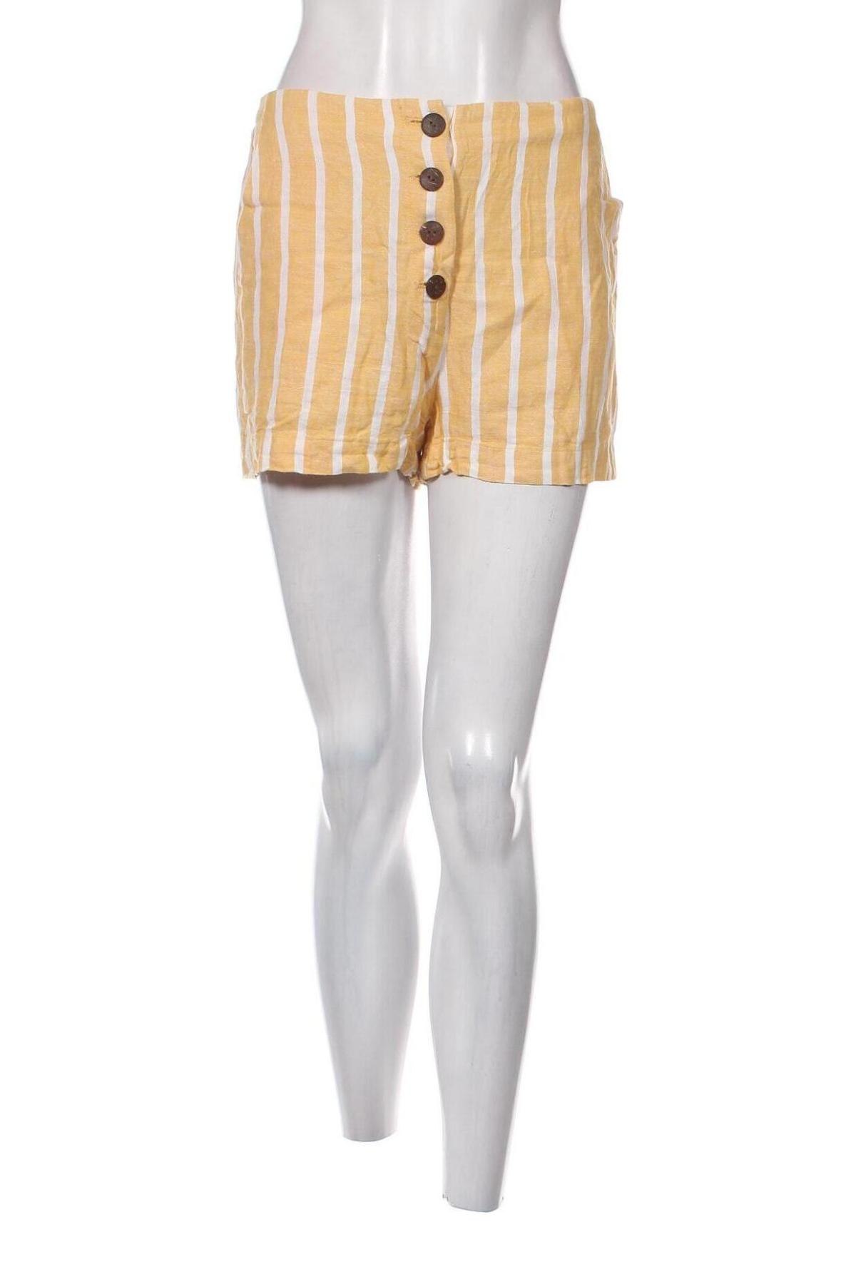 Дамски къс панталон Pimkie, Размер M, Цвят Жълт, Цена 7,60 лв.