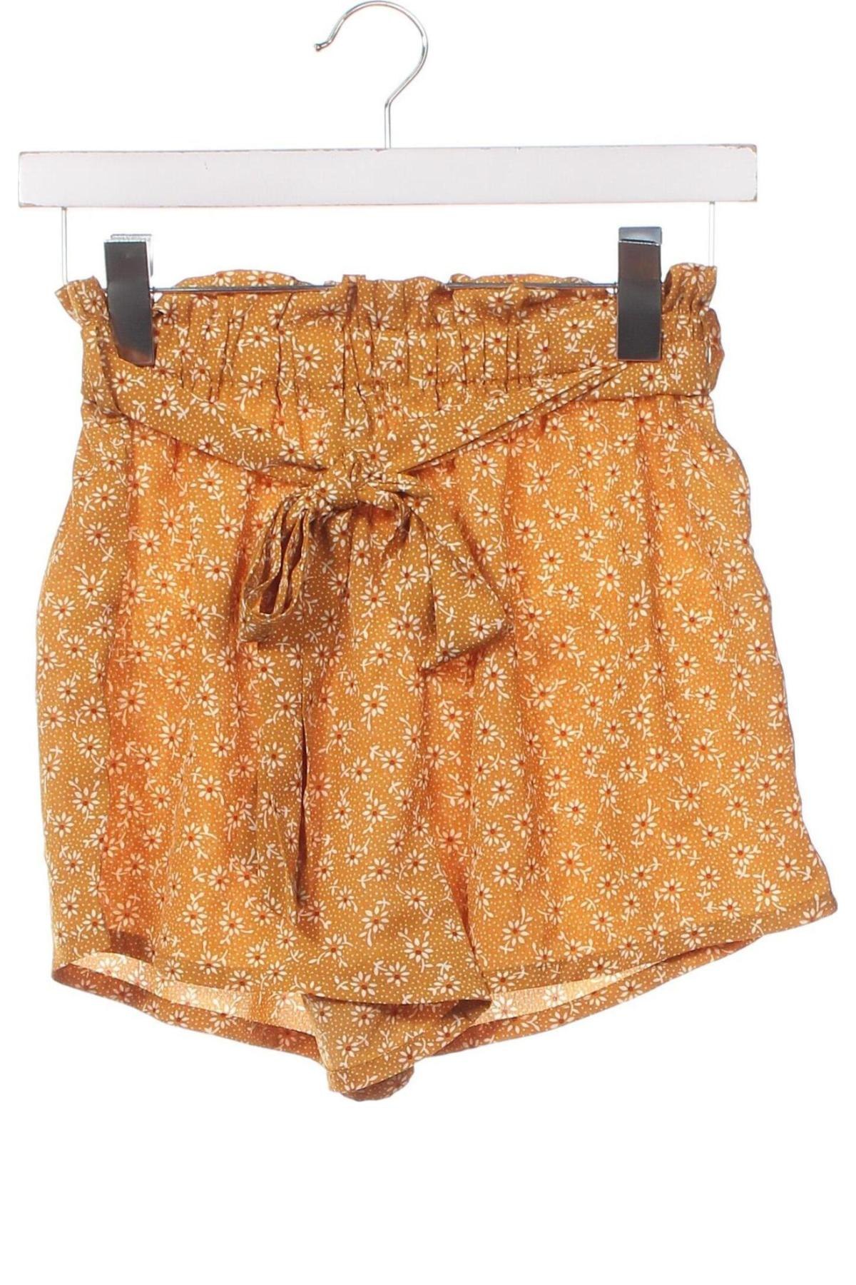 Γυναικείο κοντό παντελόνι SHEIN, Μέγεθος XS, Χρώμα Κίτρινο, Τιμή 4,70 €
