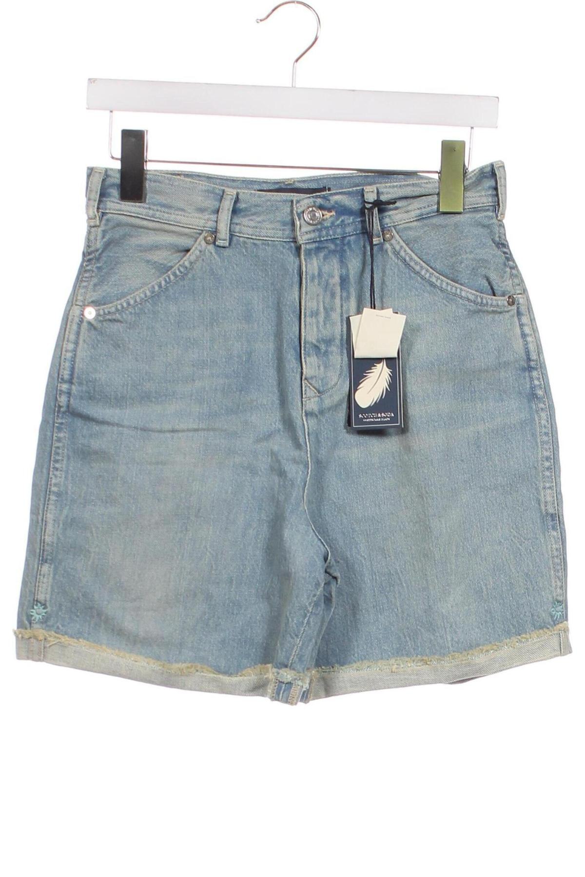 Pantaloni scurți de femei Scotch & Soda, Mărime XS, Culoare Albastru, Preț 404,61 Lei
