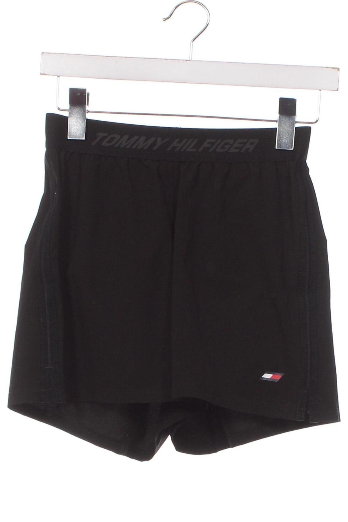 Дамски къс панталон Tommy Hilfiger, Размер XS, Цвят Черен, Цена 77,52 лв.