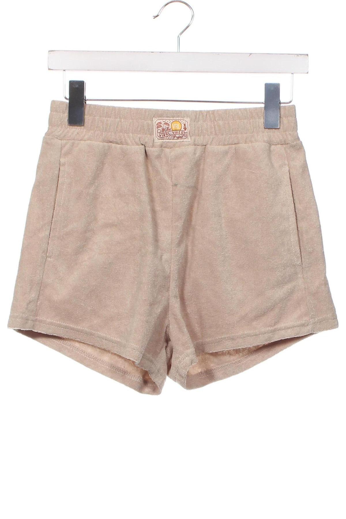 Damen Shorts Viral Vibes, Größe XS, Farbe Beige, Preis 3,71 €