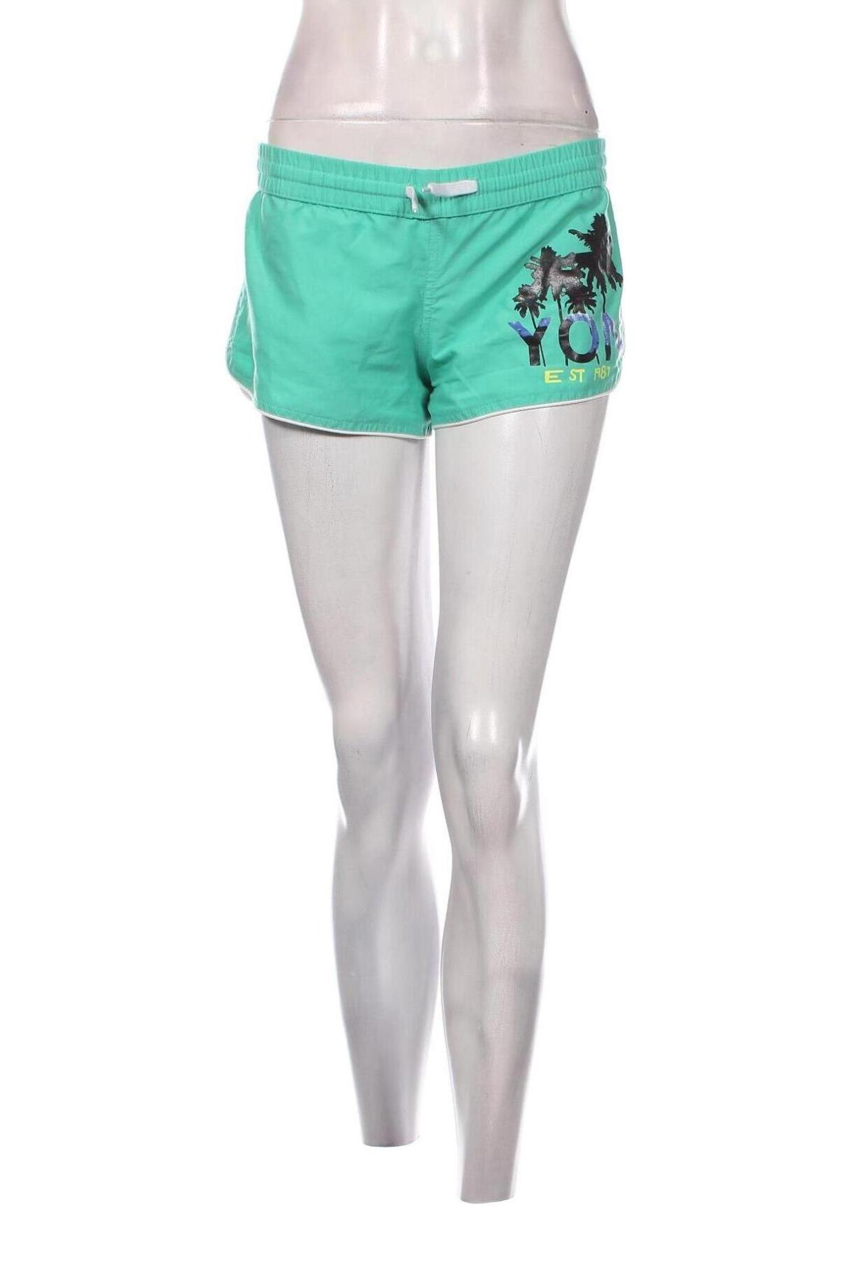 Γυναικείο κοντό παντελόνι Yes Or No, Μέγεθος S, Χρώμα Πράσινο, Τιμή 2,94 €