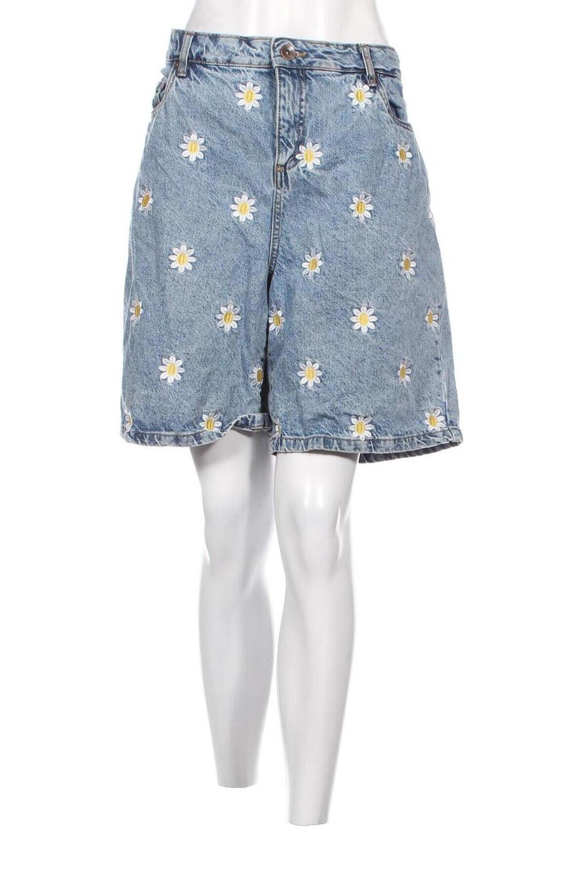 Γυναικείο κοντό παντελόνι Zizzi, Μέγεθος XL, Χρώμα Μπλέ, Τιμή 27,84 €