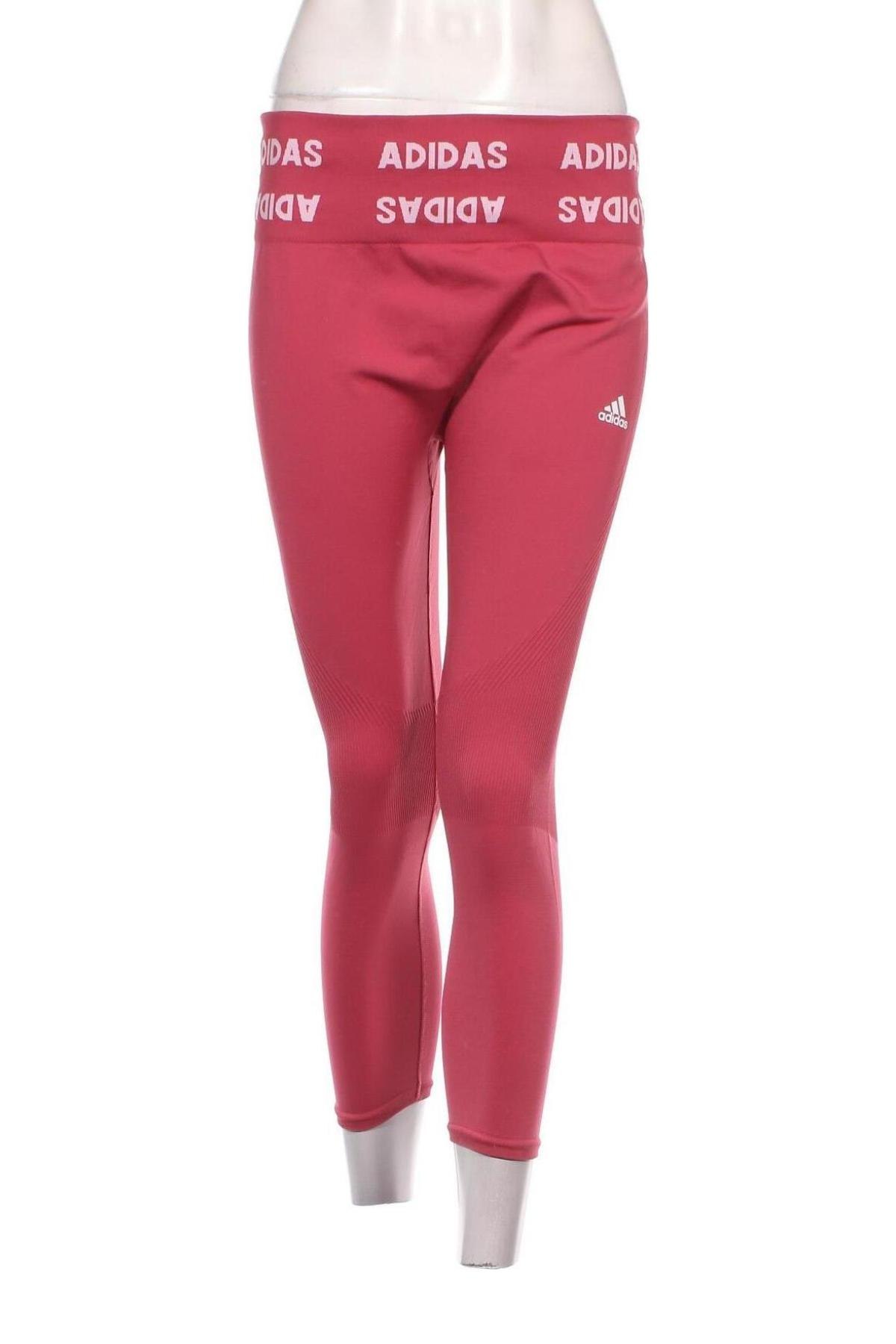 Γυναικείο κολάν Adidas, Μέγεθος XXL, Χρώμα Κόκκινο, Τιμή 31,54 €
