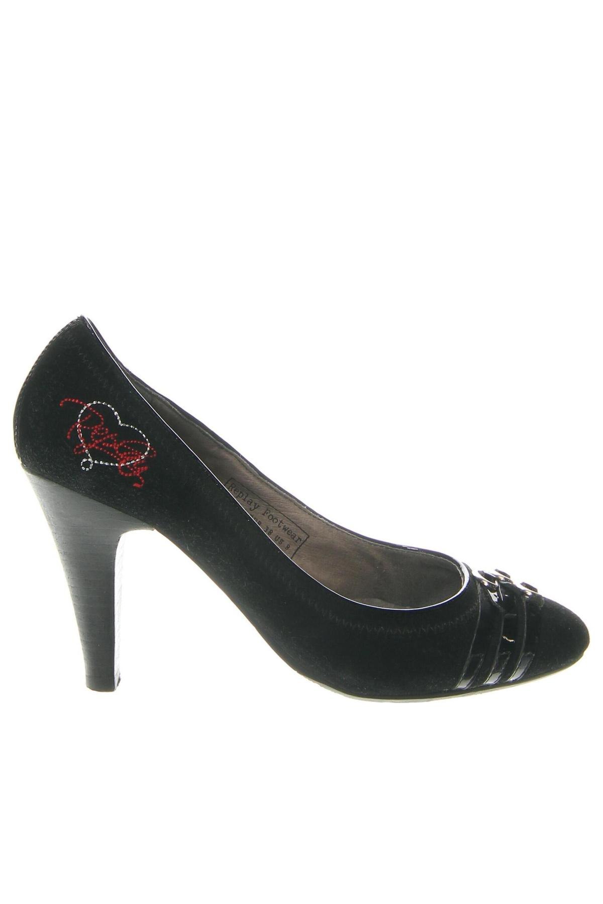 Γυναικεία παπούτσια Replay, Μέγεθος 38, Χρώμα Μαύρο, Τιμή 15,70 €