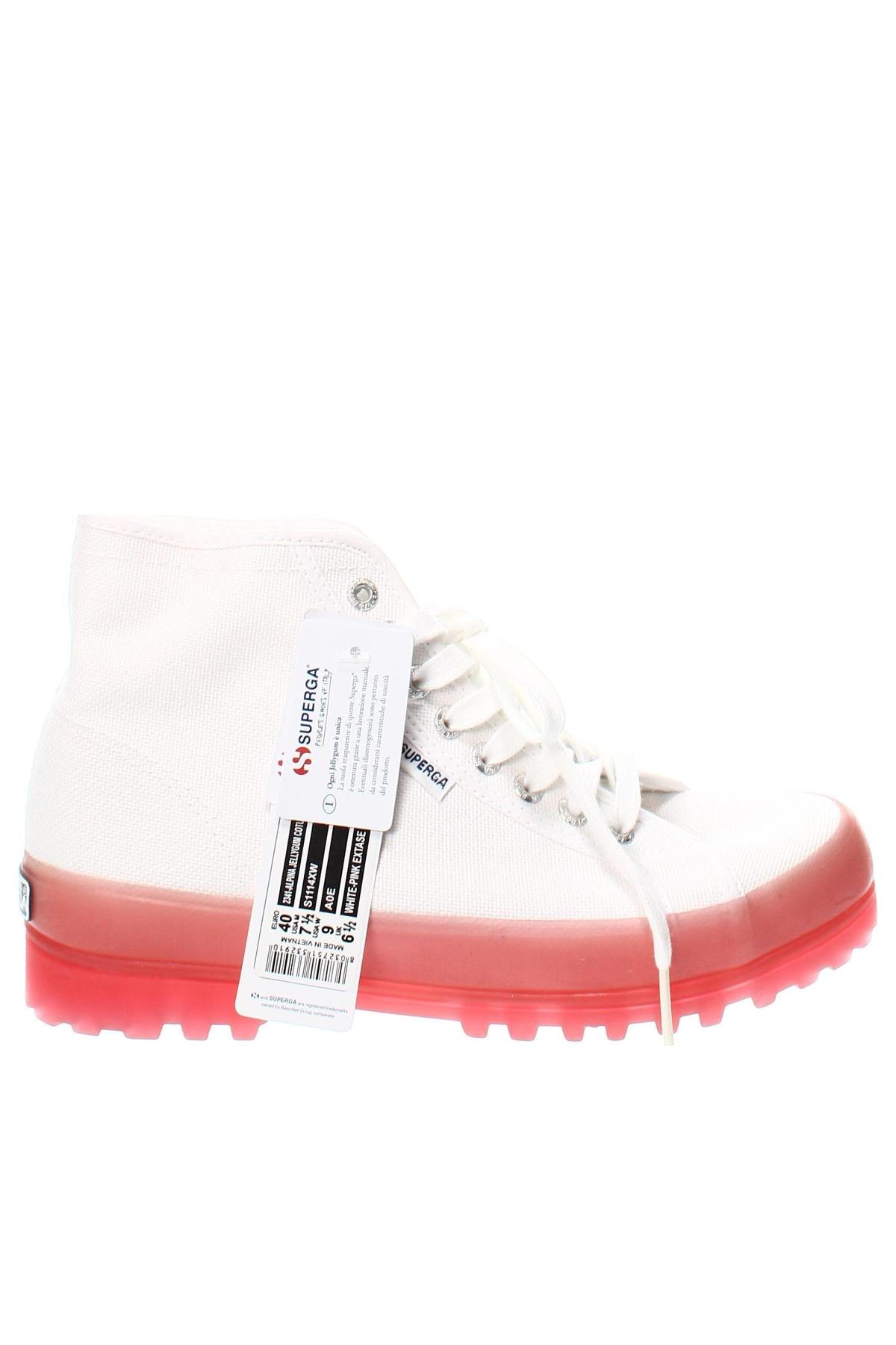Γυναικεία παπούτσια Superga, Μέγεθος 40, Χρώμα Λευκό, Τιμή 22,41 €