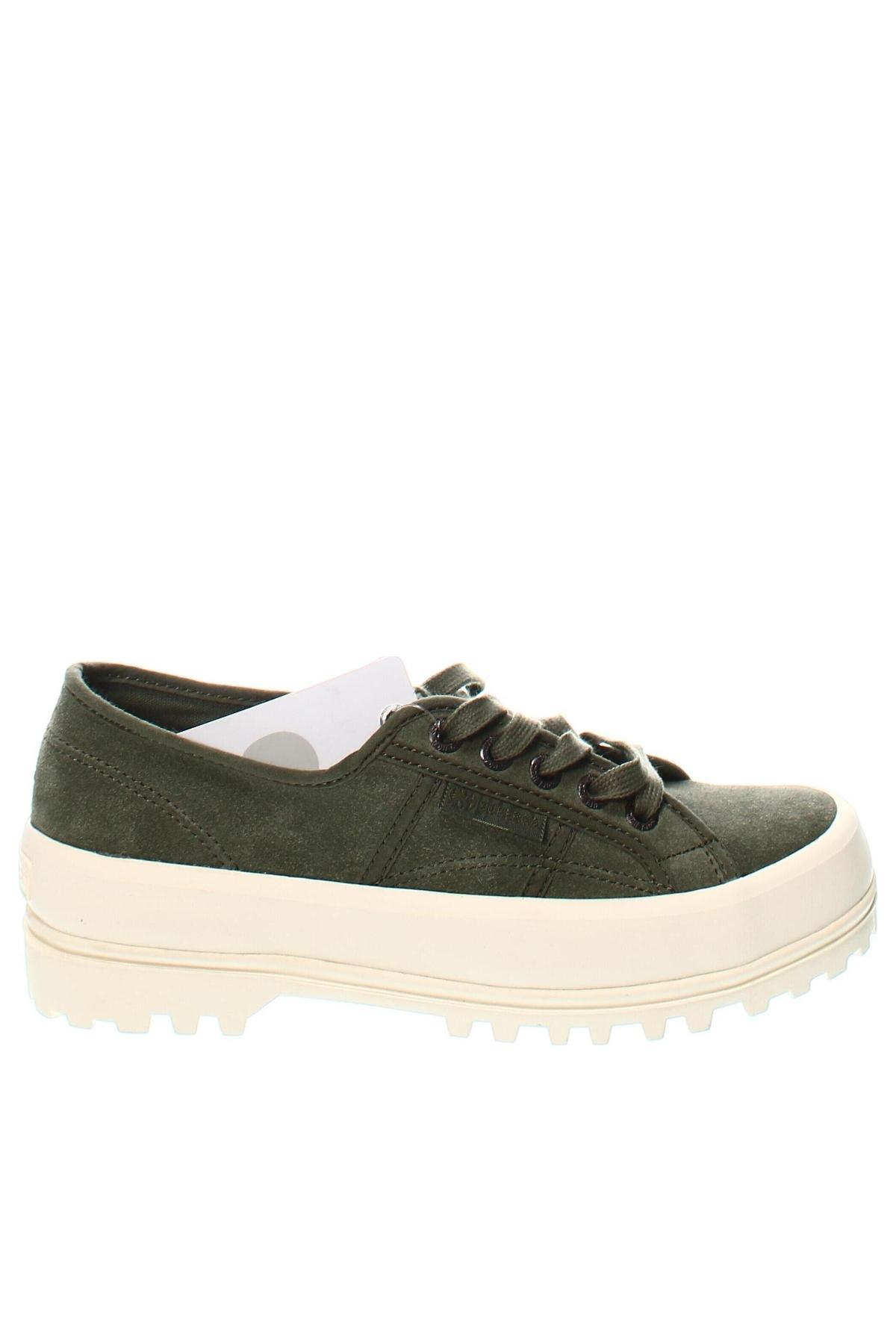 Дамски обувки Superga, Размер 36, Цвят Зелен, Цена 38,00 лв.