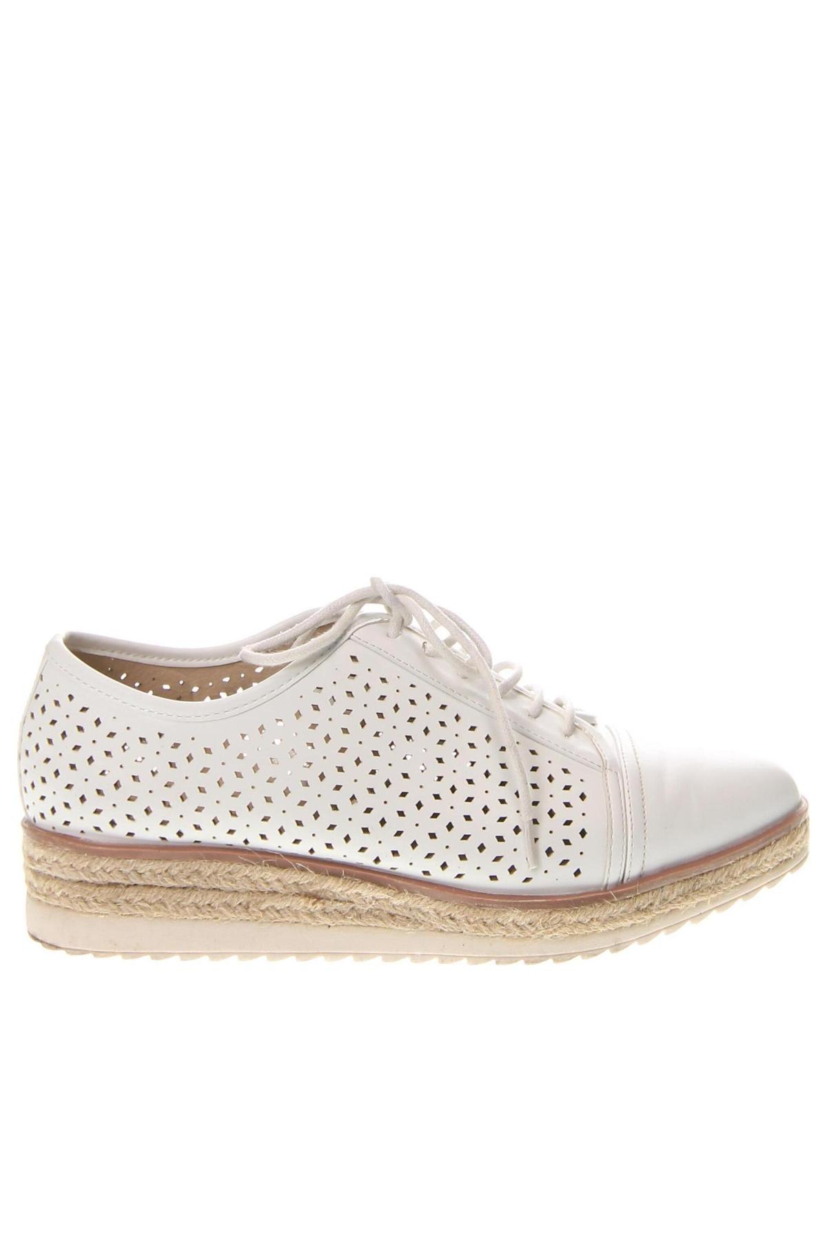 Γυναικεία παπούτσια Tendenz, Μέγεθος 39, Χρώμα Λευκό, Τιμή 17,90 €