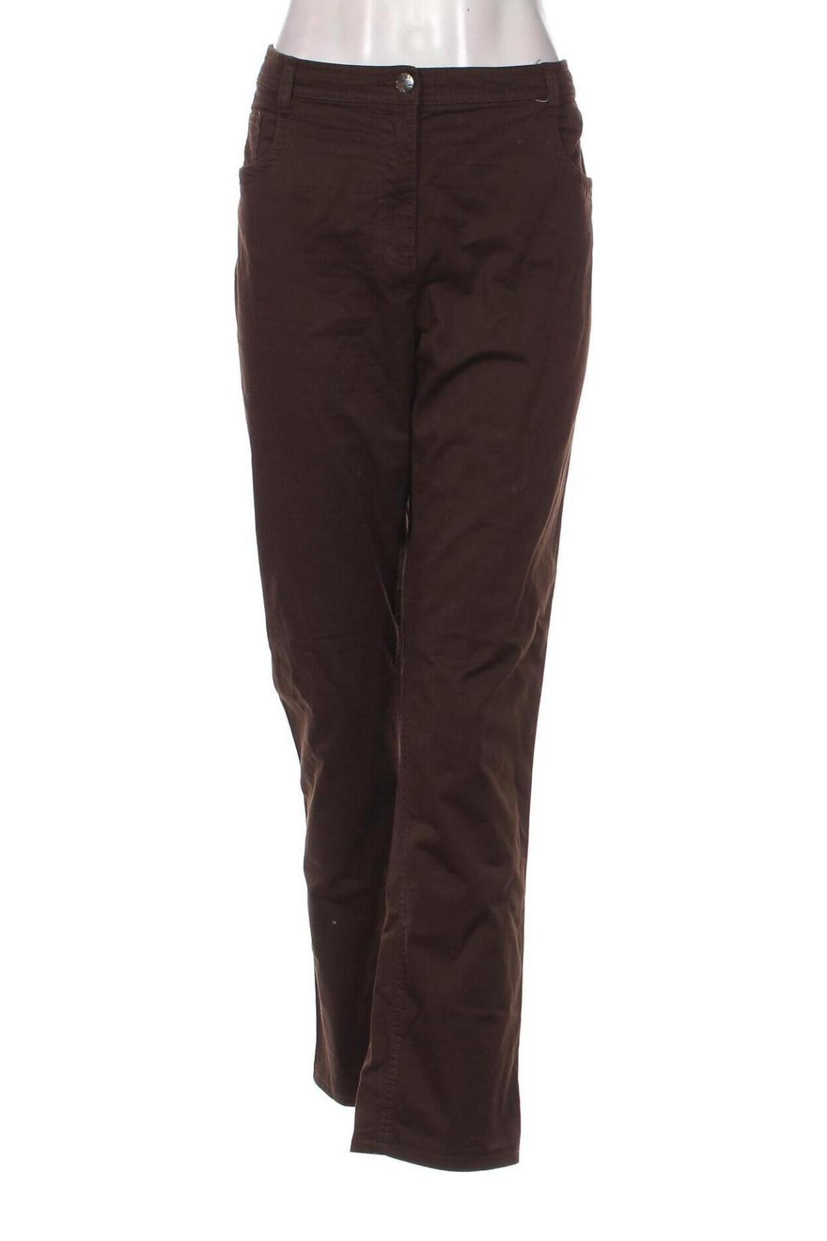 Дамски панталон Canda, Размер XL, Цвят Кафяв, Цена 7,25 лв.