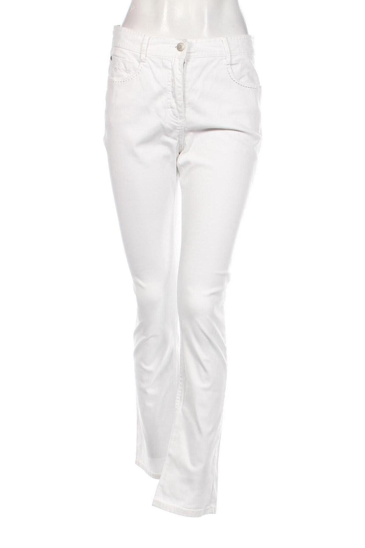 Γυναικείο παντελόνι Canda, Μέγεθος M, Χρώμα Λευκό, Τιμή 9,62 €