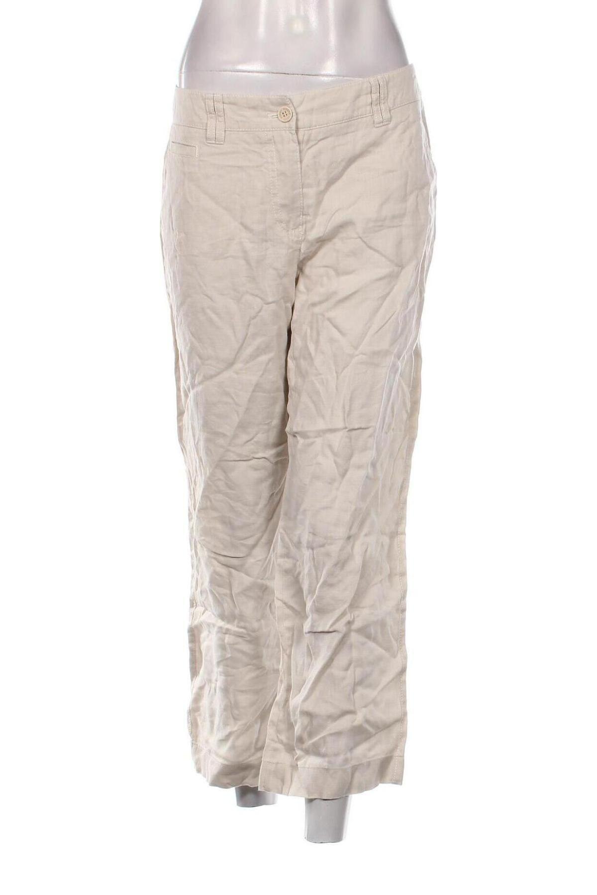 Pantaloni de femei Gerry Weber, Mărime M, Culoare Bej, Preț 91,87 Lei