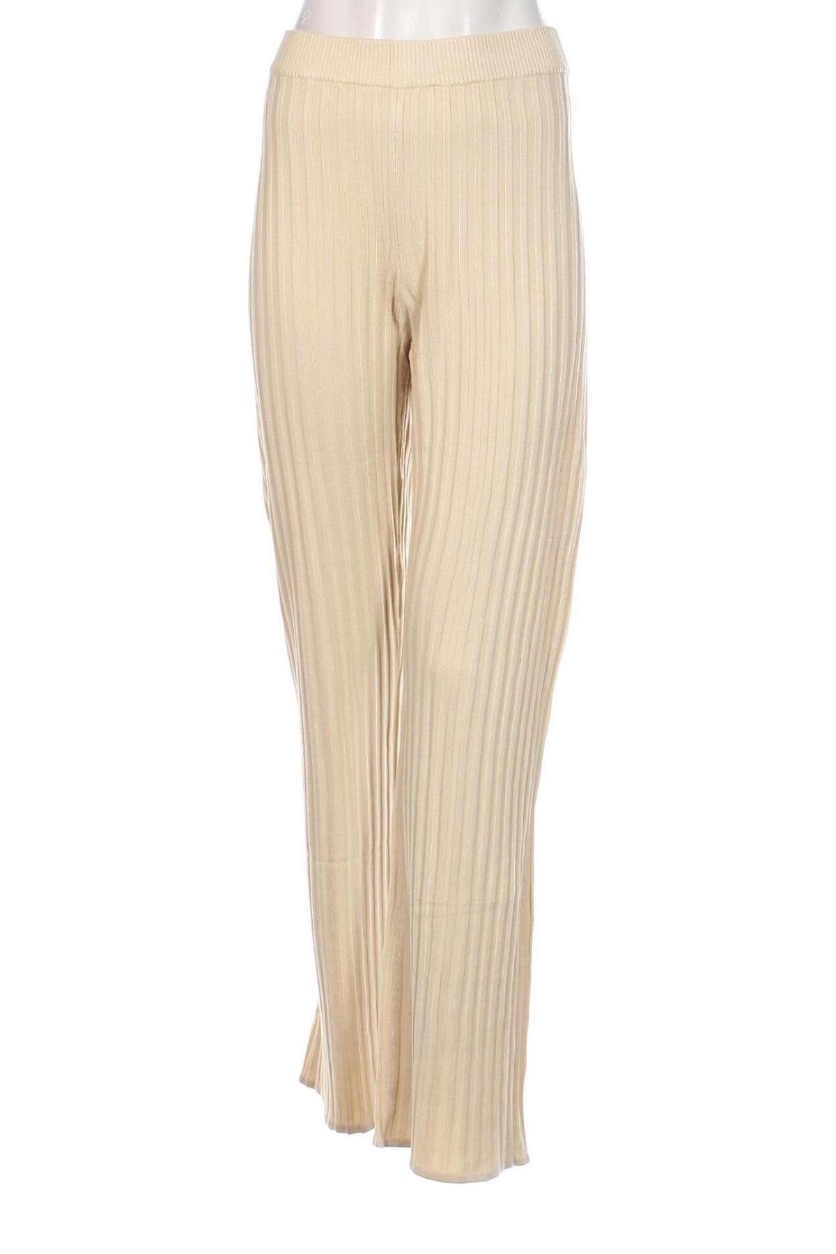 Dámské kalhoty  Gina Tricot, Velikost XL, Barva Krémová, Cena  298,00 Kč