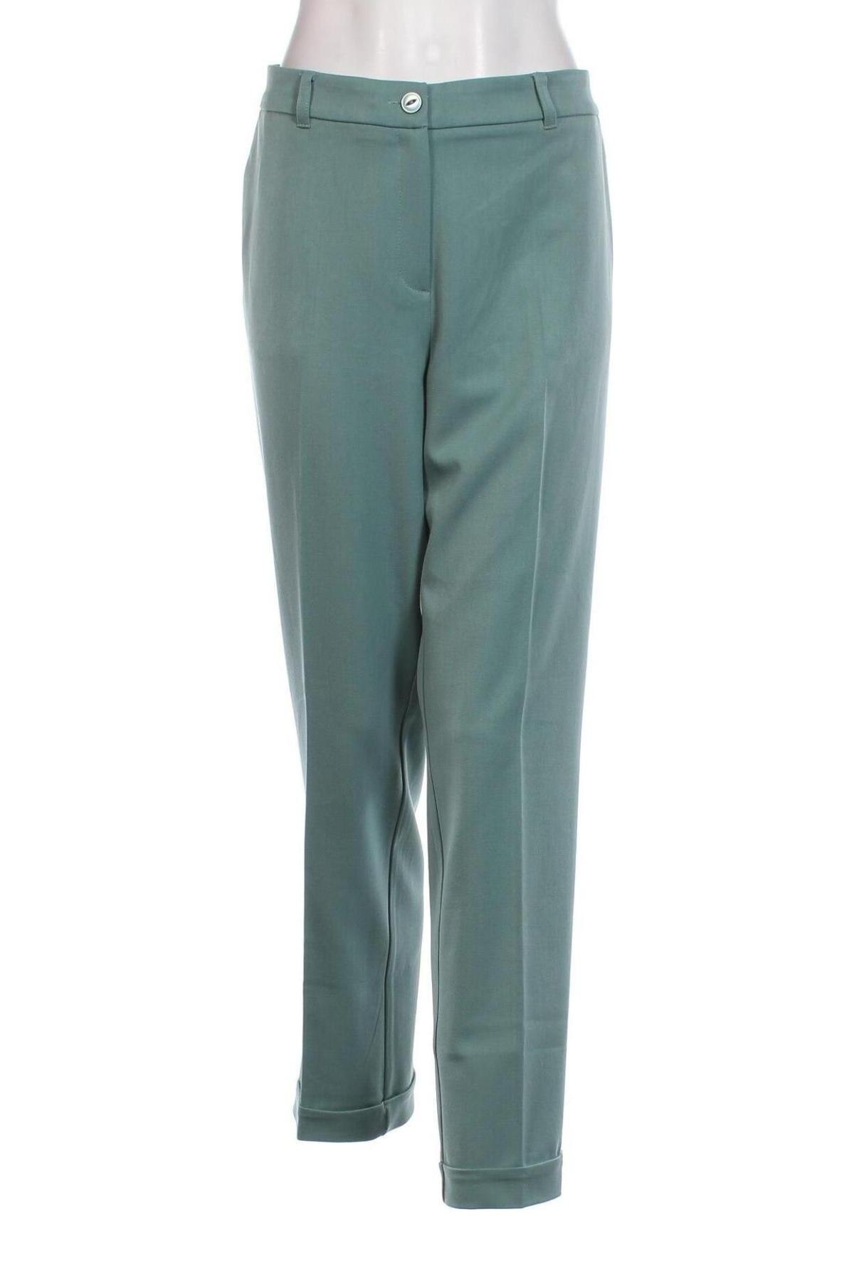 Pantaloni de femei King Louie, Mărime L, Culoare Verde, Preț 331,28 Lei