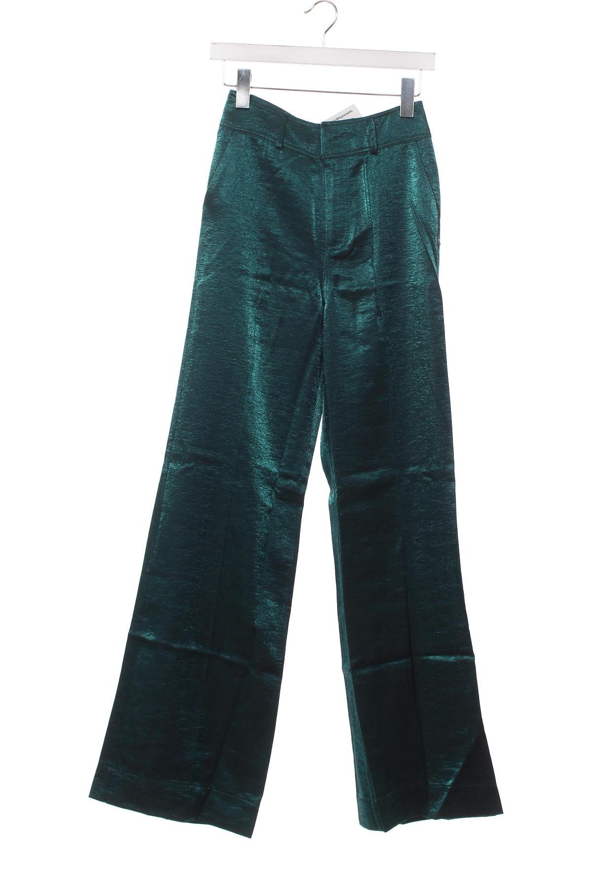 Γυναικείο παντελόνι Maison Scotch, Μέγεθος XS, Χρώμα Πράσινο, Τιμή 98,45 €