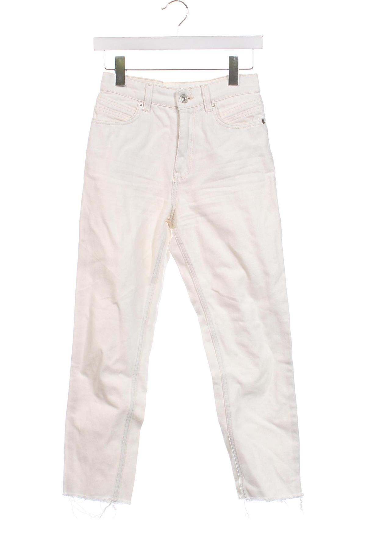 Дамски панталон Mango, Размер XXS, Цвят Бял, Цена 9,84 лв.