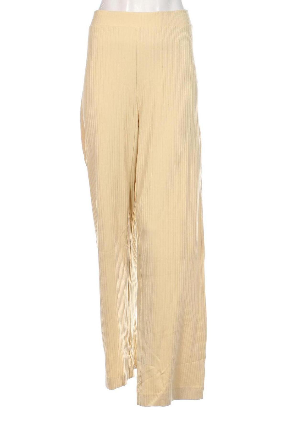 Dámské kalhoty  Monki, Velikost XL, Barva Béžová, Cena  241,00 Kč
