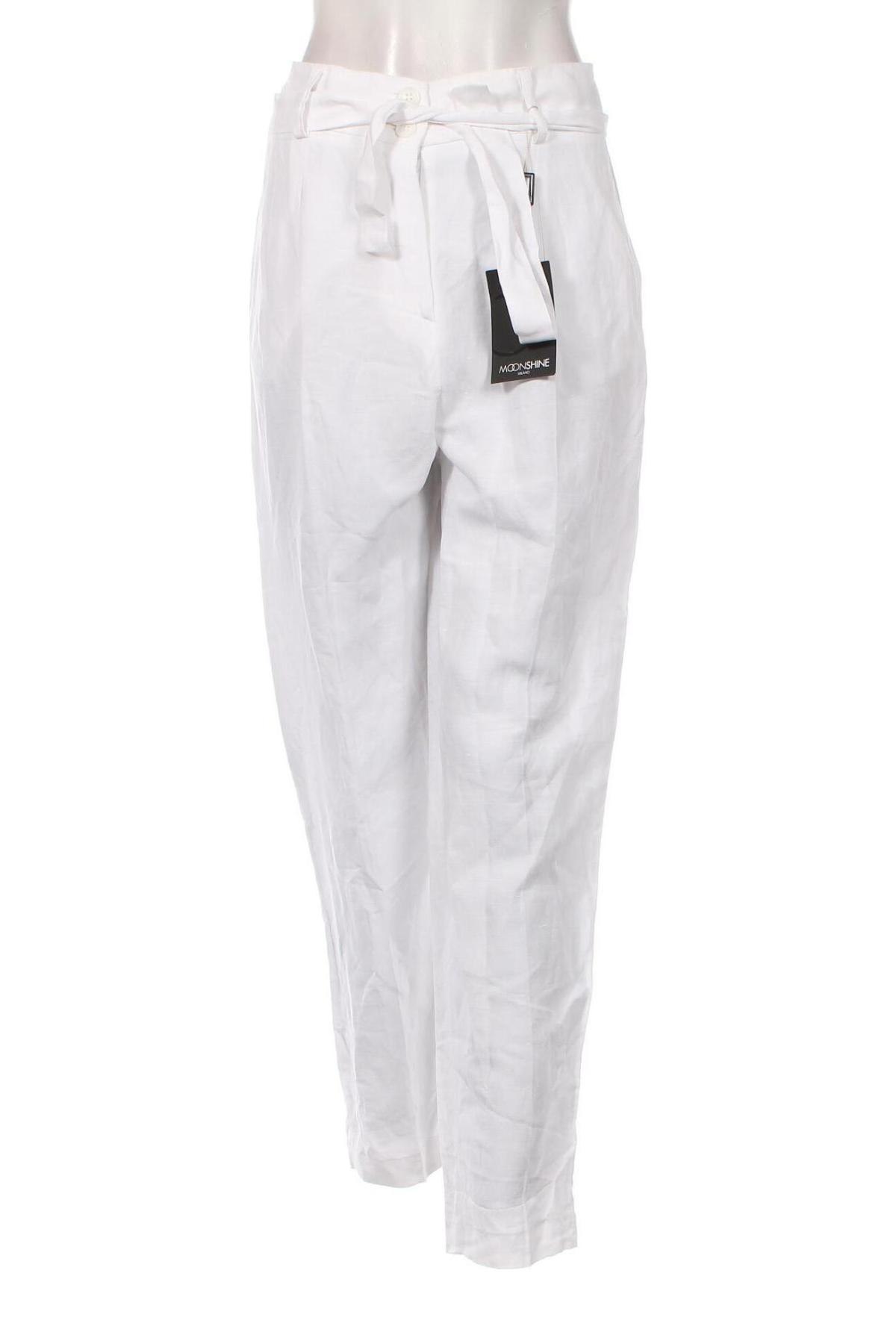Pantaloni de femei Moonshine, Mărime L, Culoare Alb, Preț 80,00 Lei