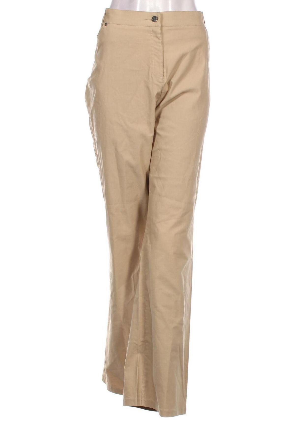 Dámské kalhoty  Ms Mode, Velikost 3XL, Barva Béžová, Cena  733,00 Kč