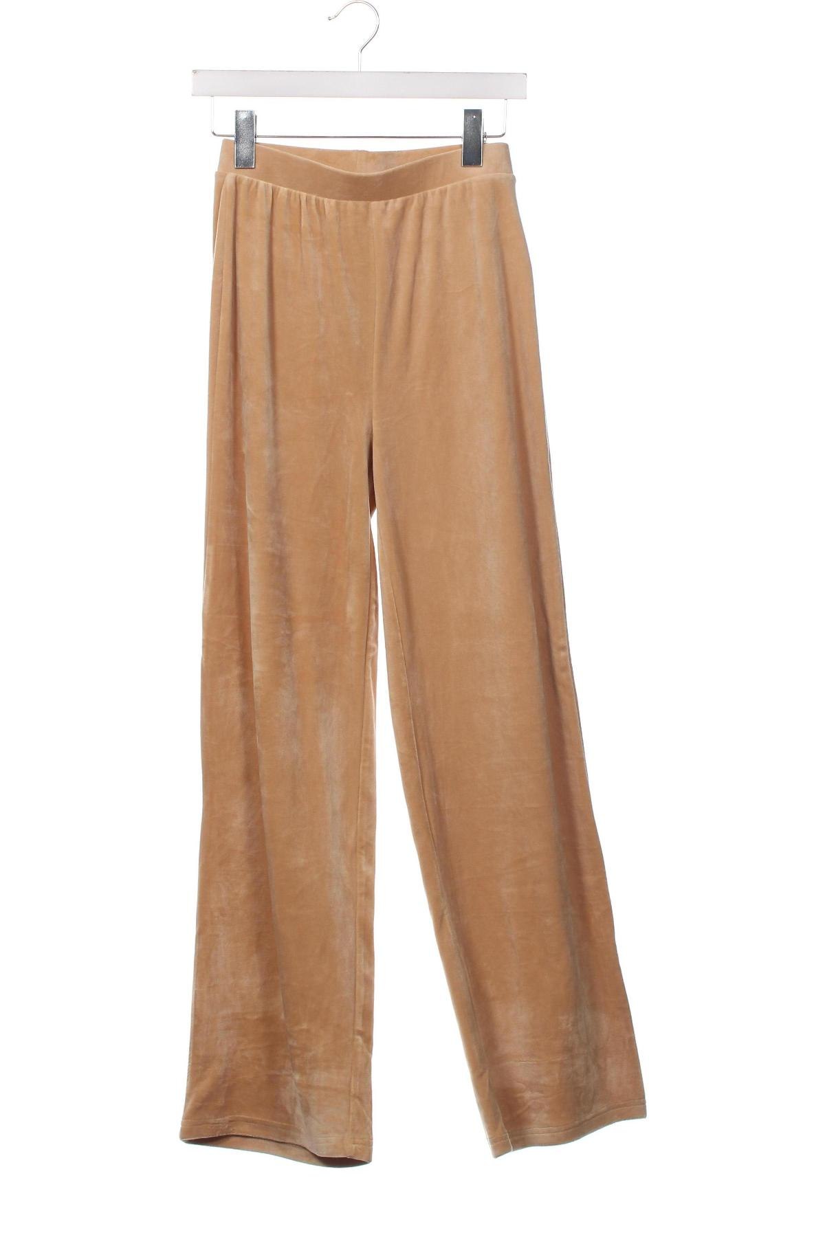 Γυναικείο παντελόνι Pieces, Μέγεθος XS, Χρώμα  Μπέζ, Τιμή 9,74 €