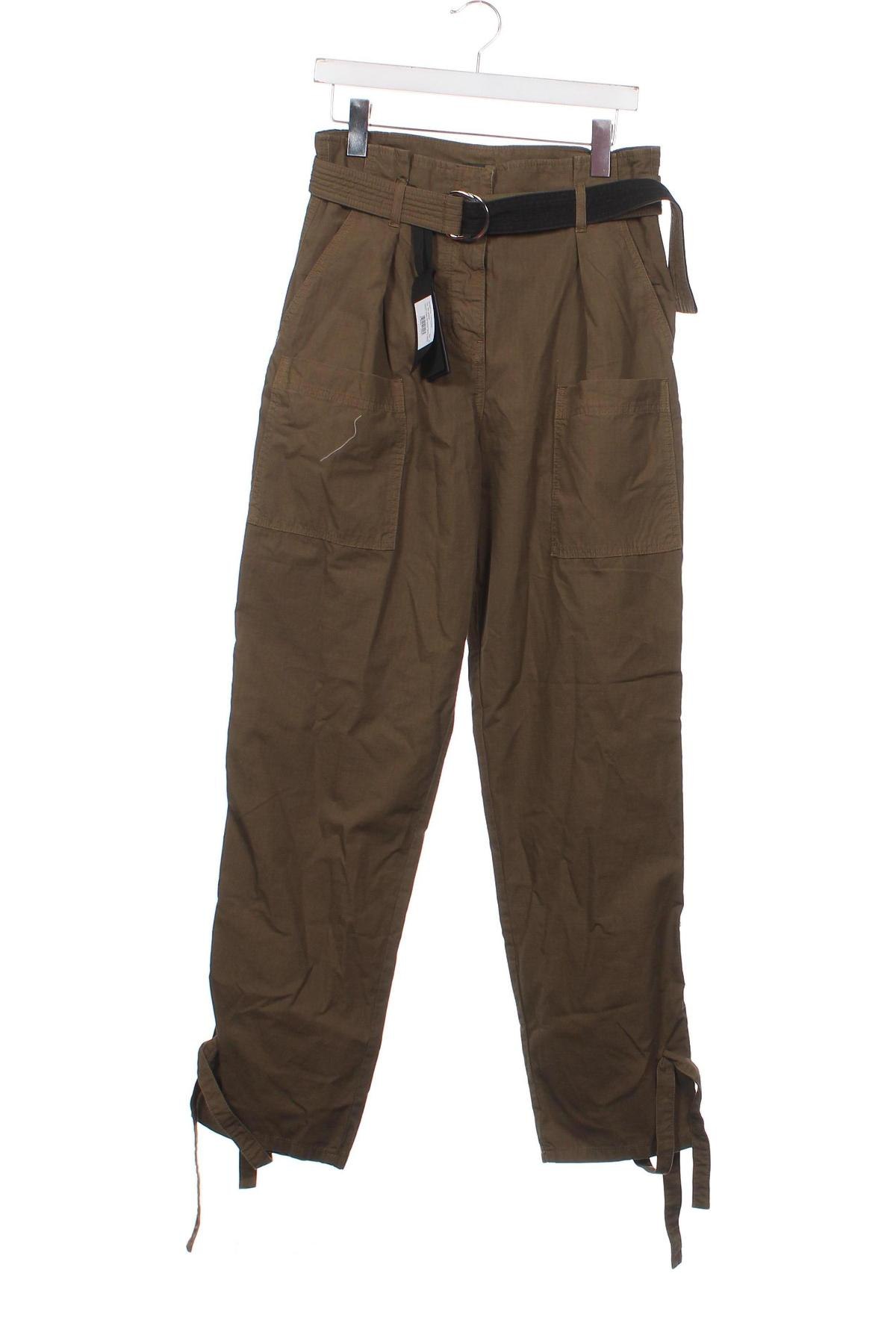 Pantaloni de femei Pinko, Mărime S, Culoare Verde, Preț 433,59 Lei